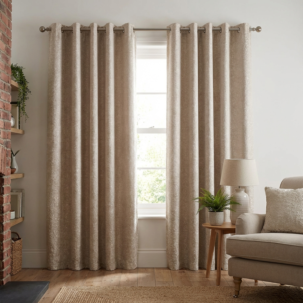Maison Blackout Curtain Natural 168cm 137cm Image 8