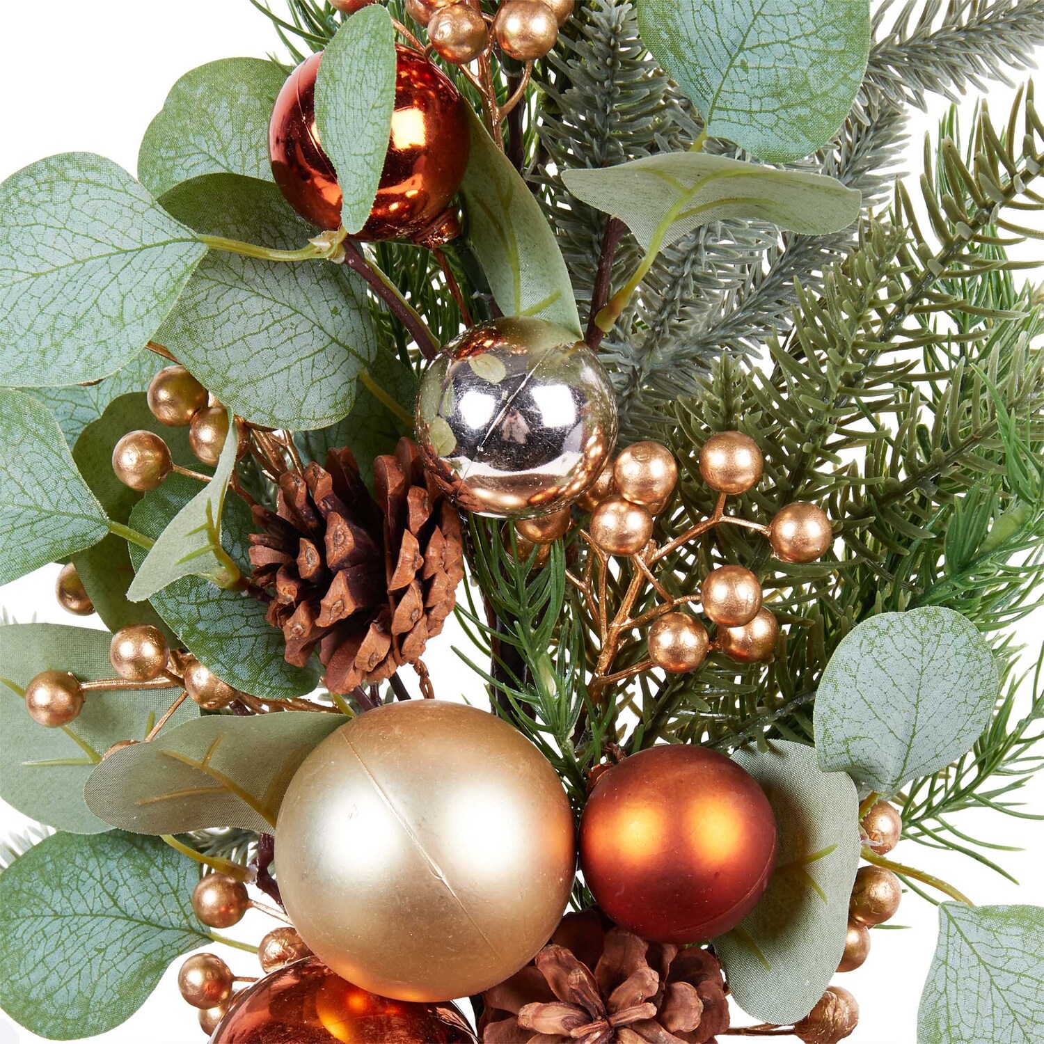 Copper and Champagne Pinecone Pick Image 2