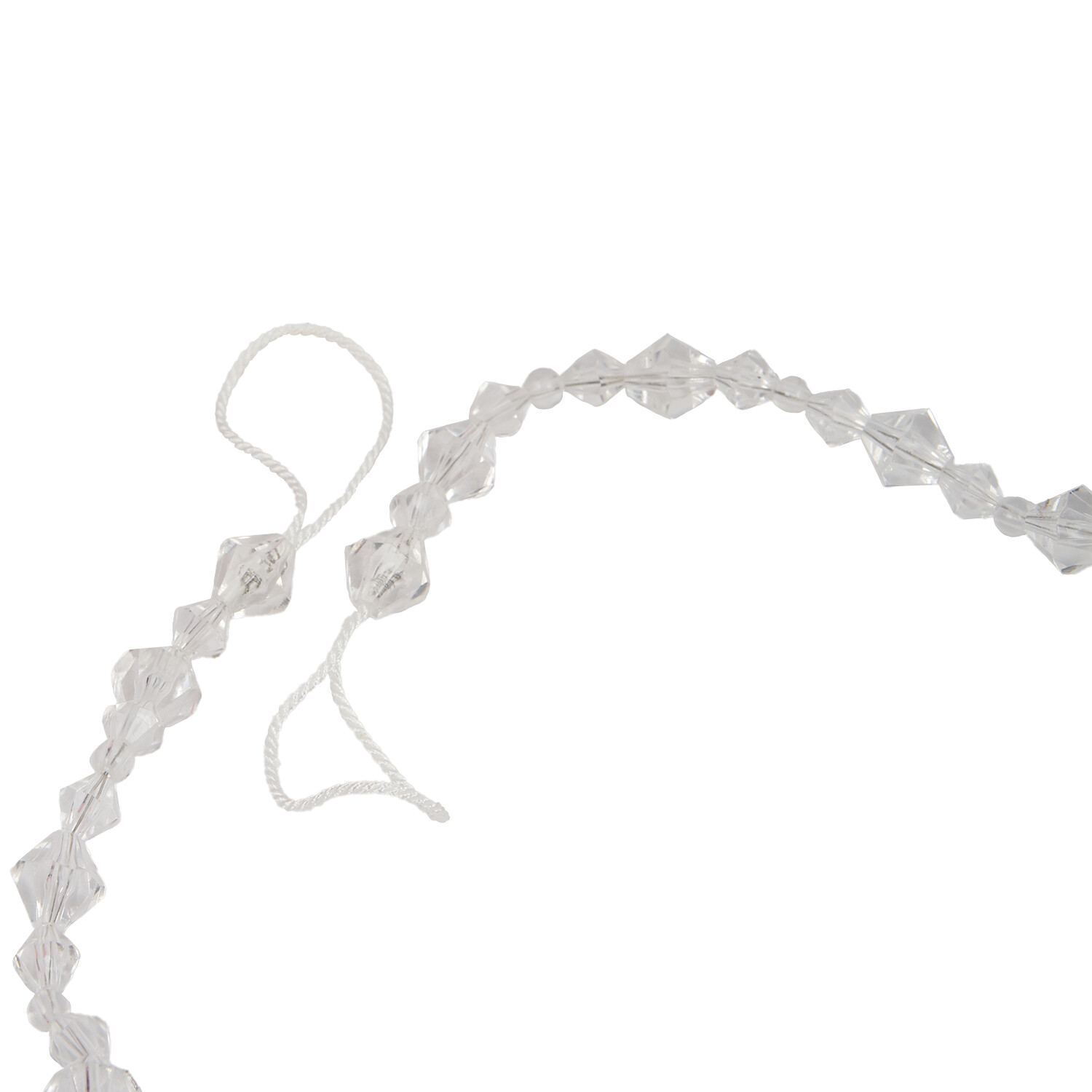 Acrylic Cluster Tieback - White Image 2