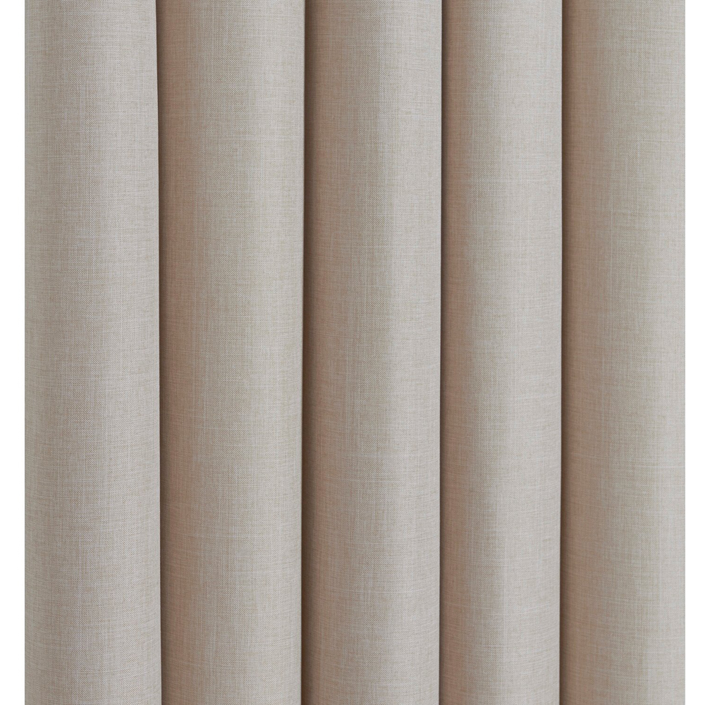 Taylor Blackout Eyelet Curtains - Natural / 229cm Image 2