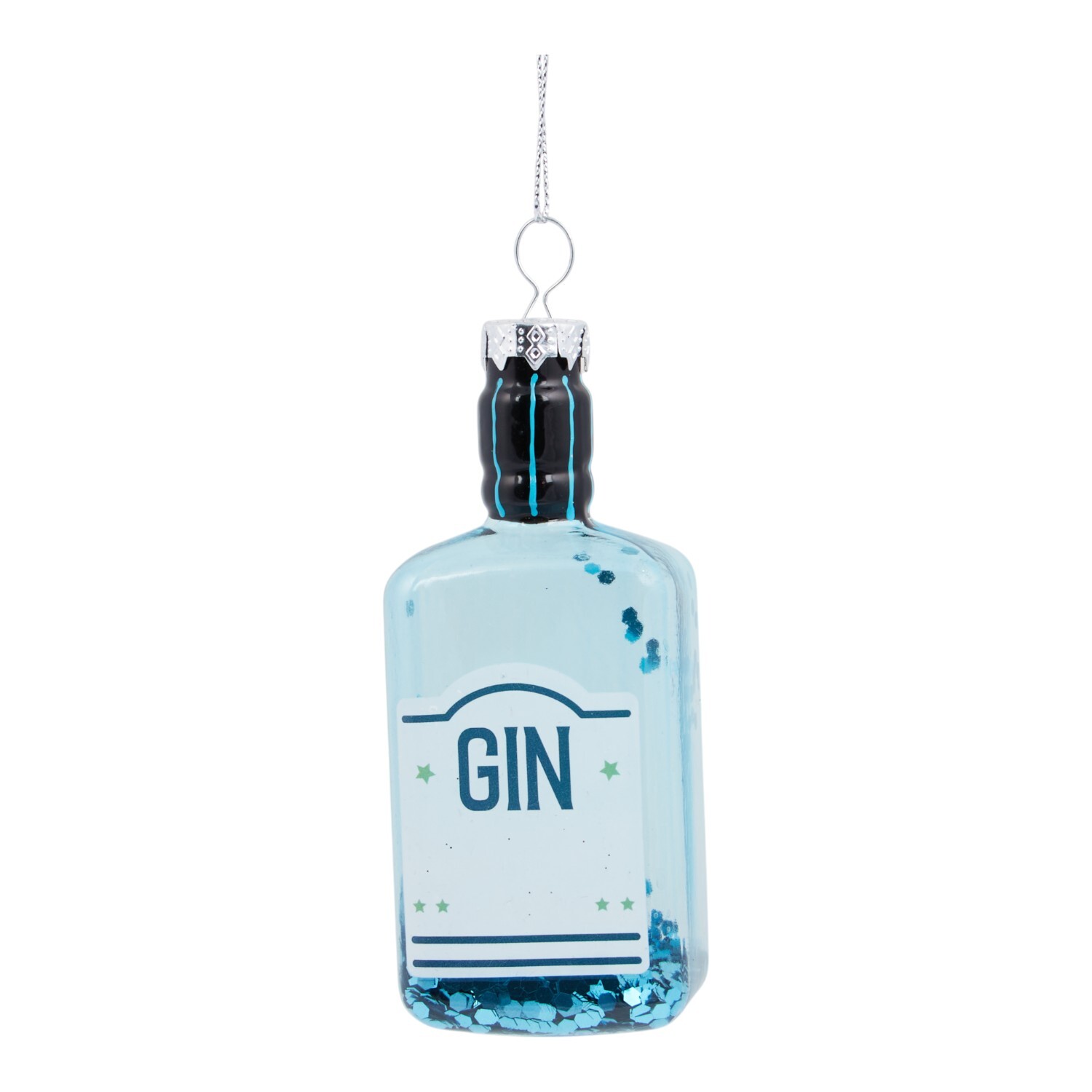 Glass Gin Hanging Decoration Image 4