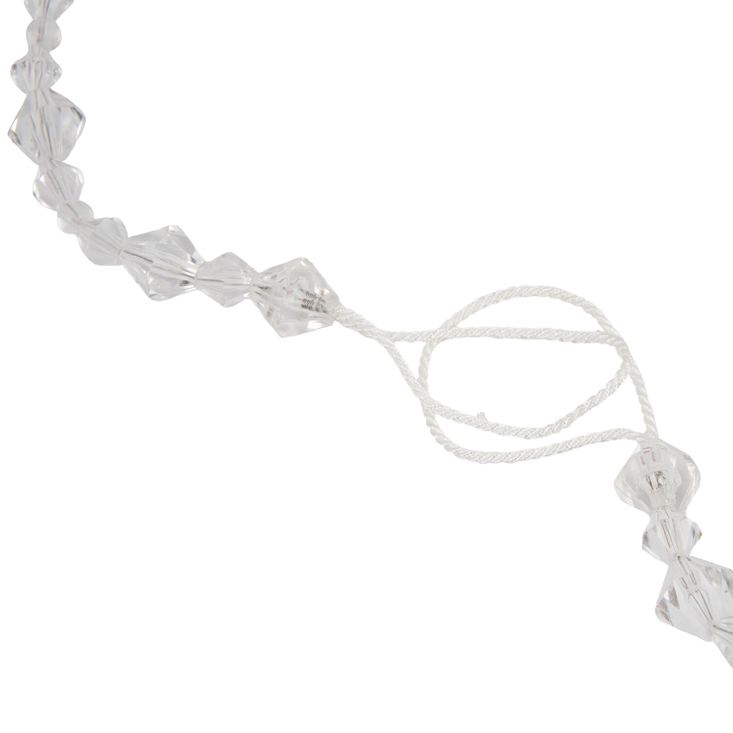 Acrylic Cluster Tieback - White Image 3