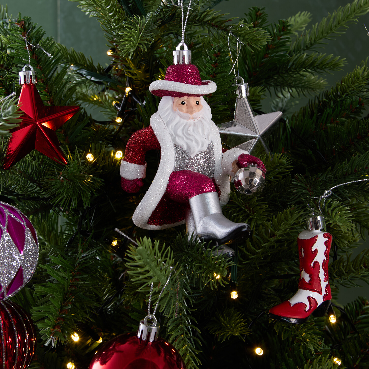 Pack of 25 Jingle Bell Boogie Baubles Red Image 6