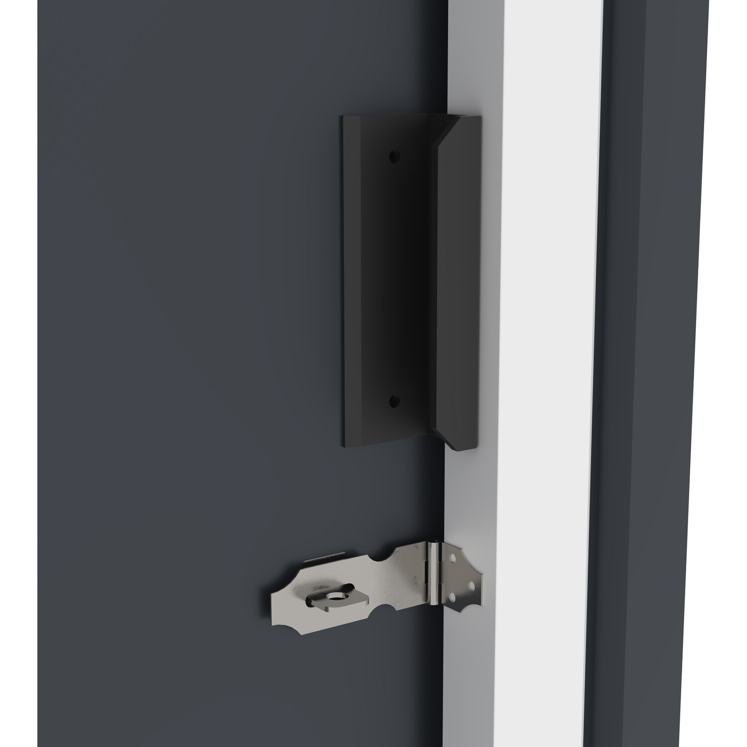 Garden Metal Storage Shed Black Image 8