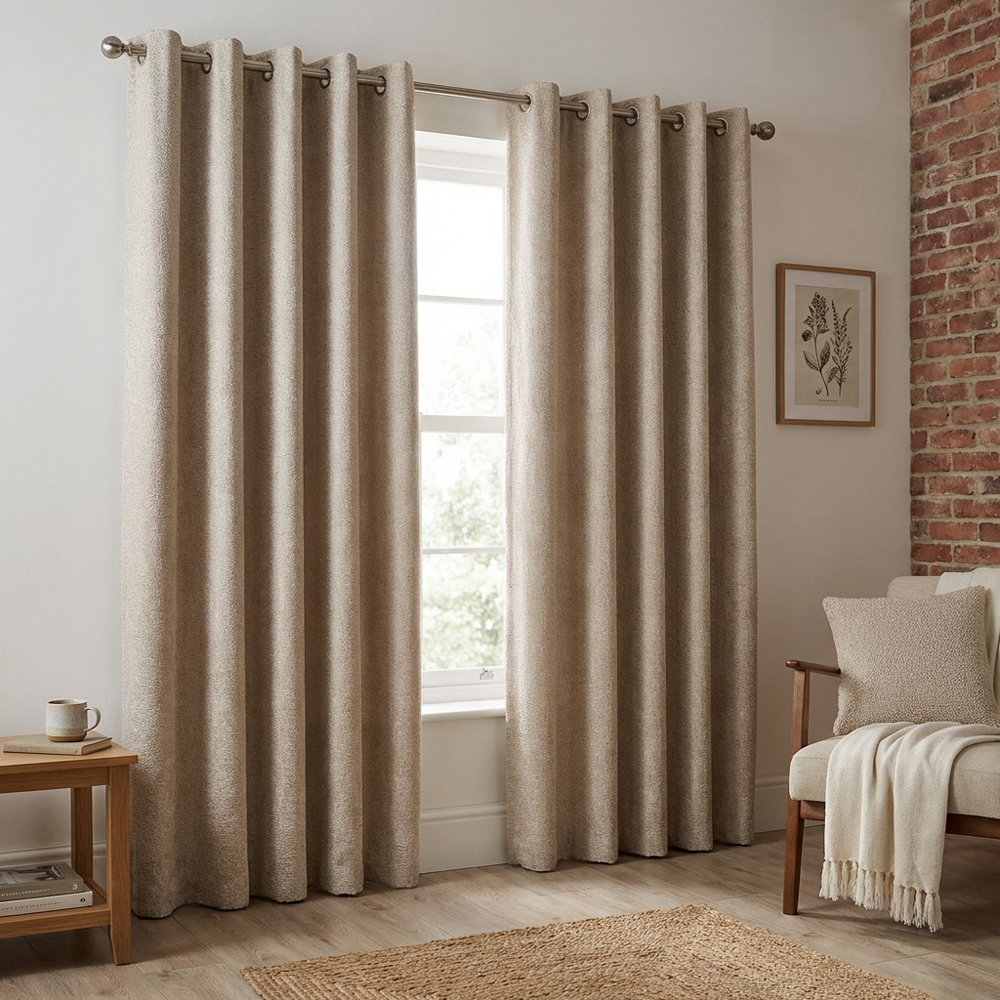 Maison Blackout Curtain Natural 168cm 183cm Image 5