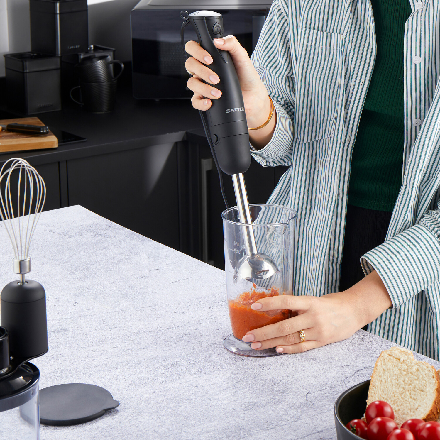 Salter Kuro 3 in 1 Blender Set - Black Image 10