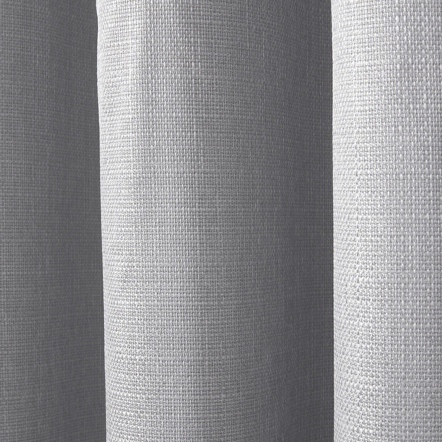 Divante Silver Hoxton Blackout Eyelet Curtains 168 x 229cm Image 4