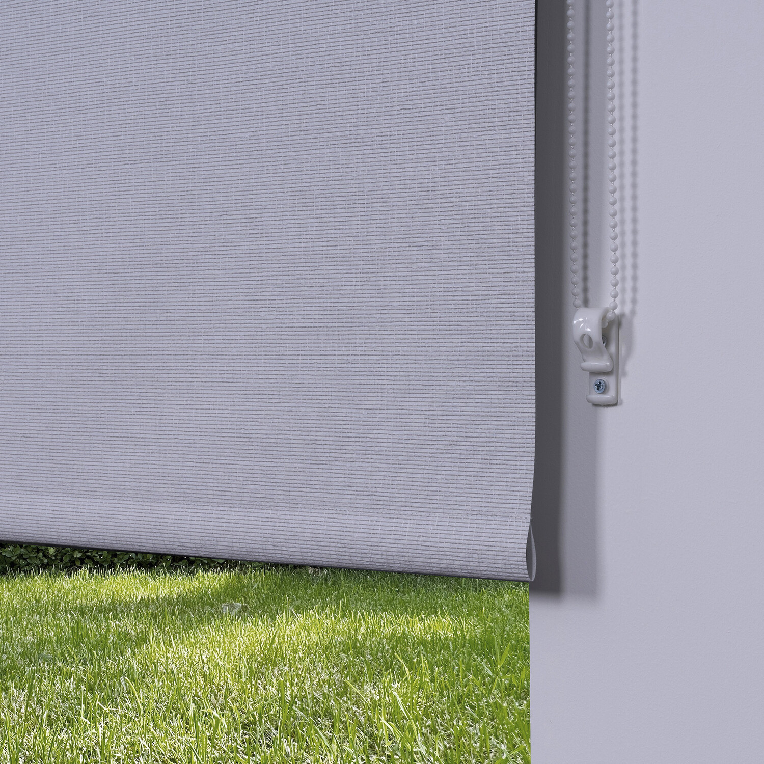 Trends Jute Textured Blackout Blind - White / 90cm Image 4