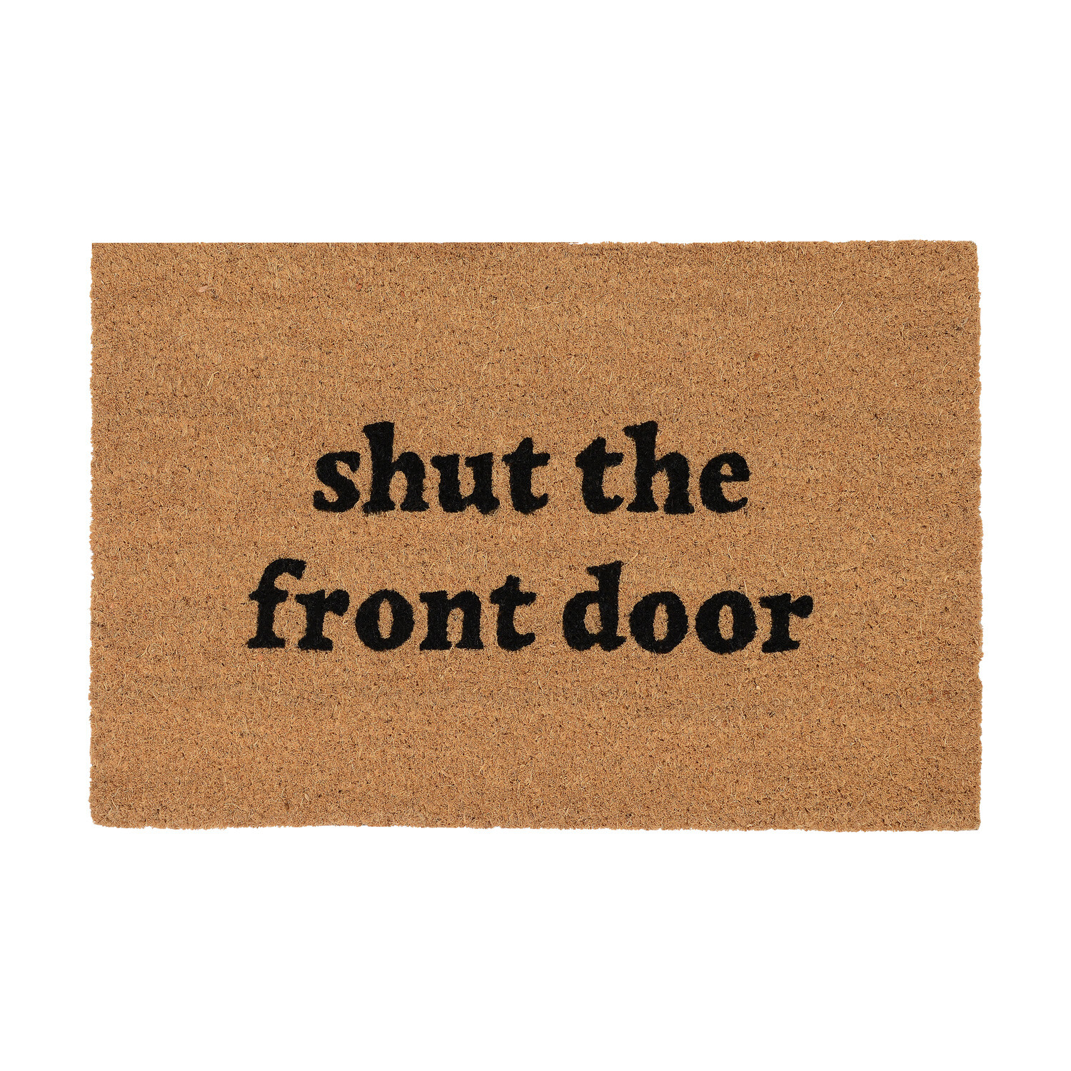 Slogan Printed Coir Mat Image 5