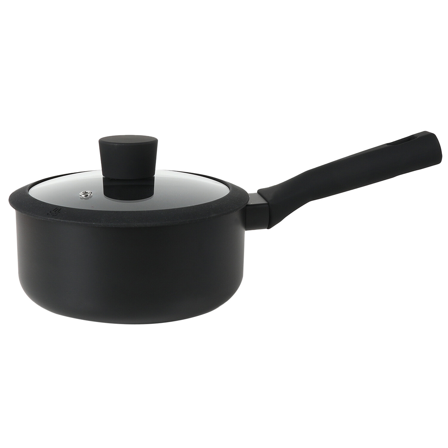 Soft Touch Non Stick Saucepan Set - Black / 20cm Saucepan Image 16