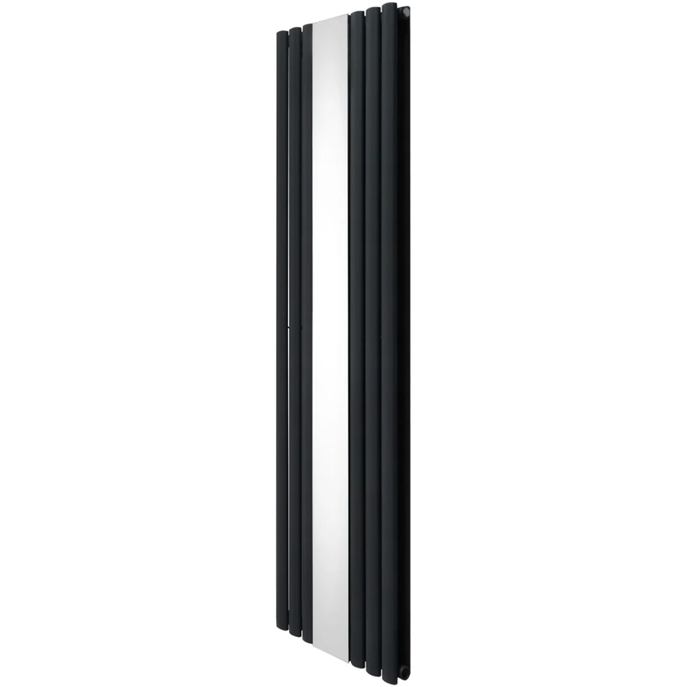 Monster Shop 5009 BTU Anthracite Grey Oval Mirror Radiator 1800 x 500mm Image 3