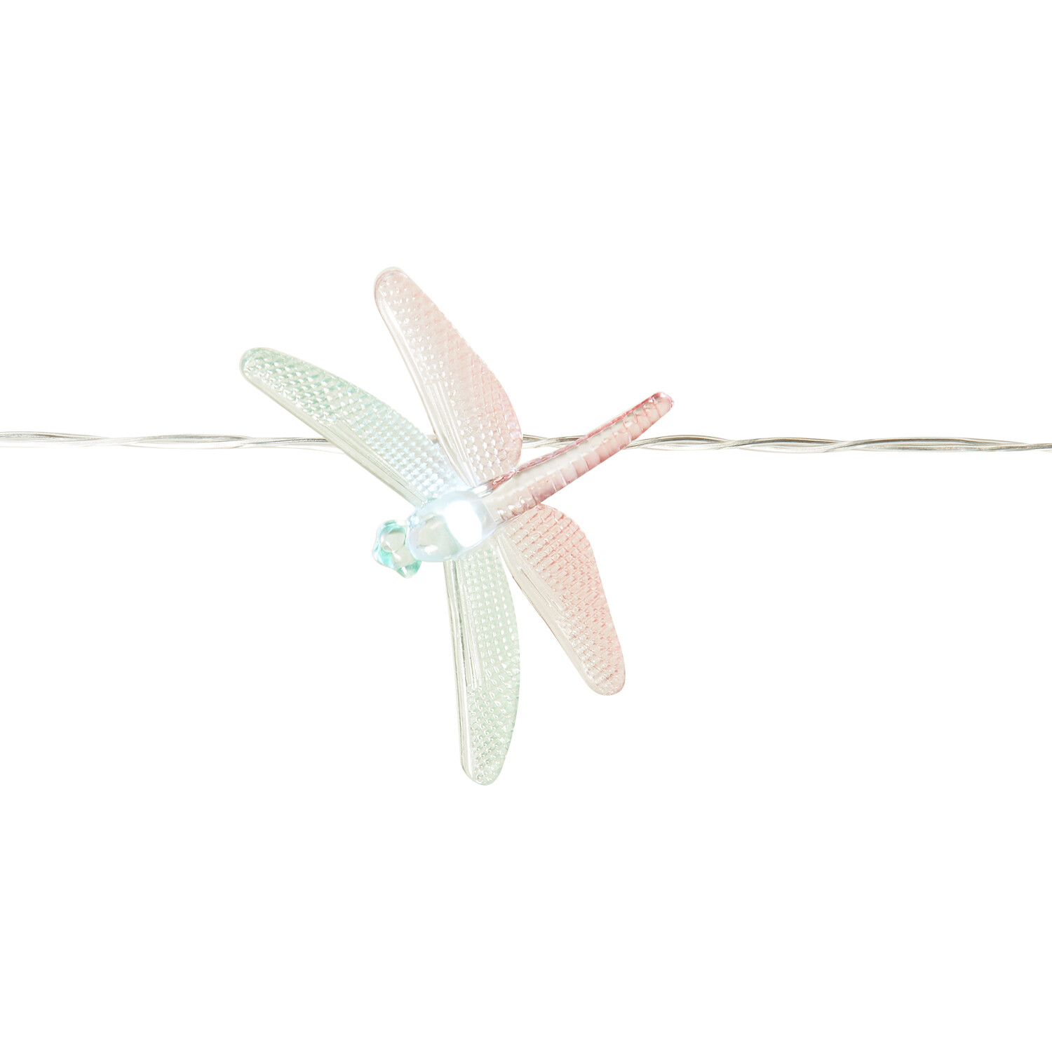 10 LED Solar Dragonfly String Light - Multicolour Image 5
