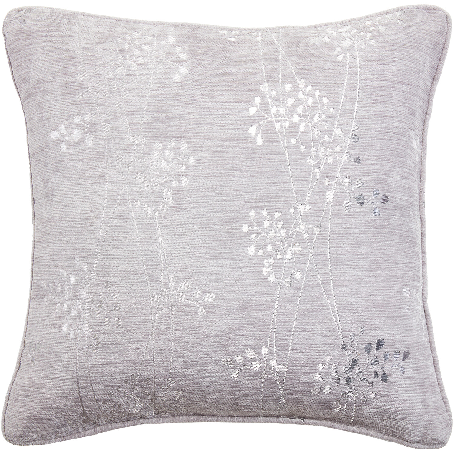 Grace Chenille Cushion Grey Image 4