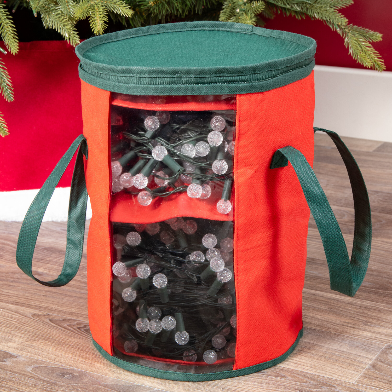Christmas Lights Storage Bag Red Image 2