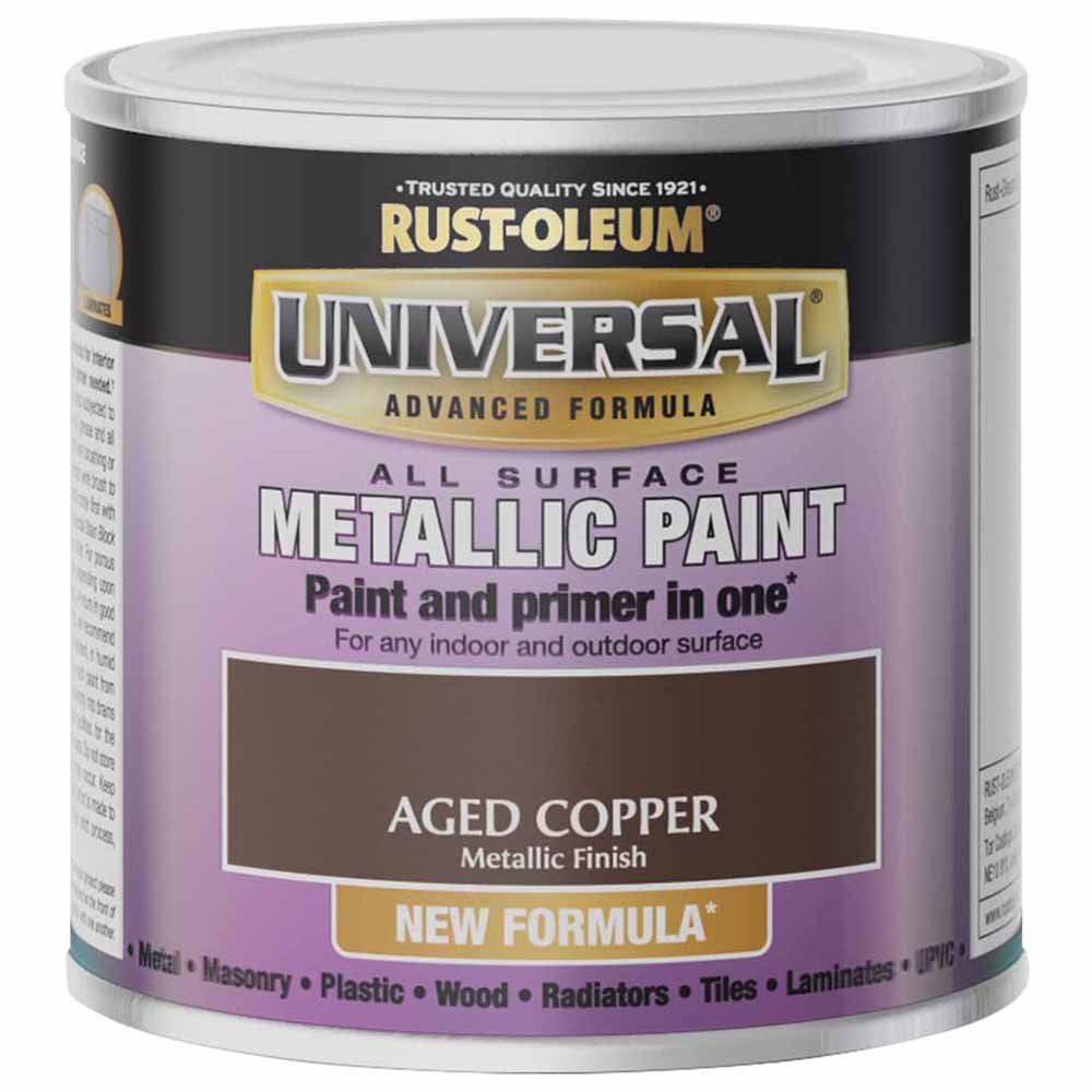 Rust-Oleum Universal Metallic Aged Copper All Surface Paint 250ml Image 2