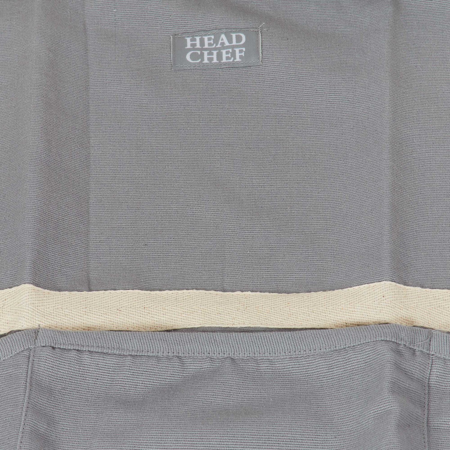 Head Chef Apron - Grey Image 4