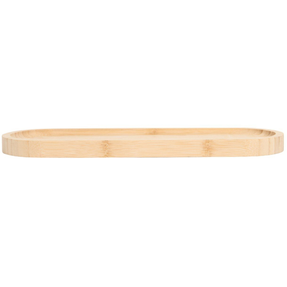 Bamboo Serving Platter Tray Natural Image 4