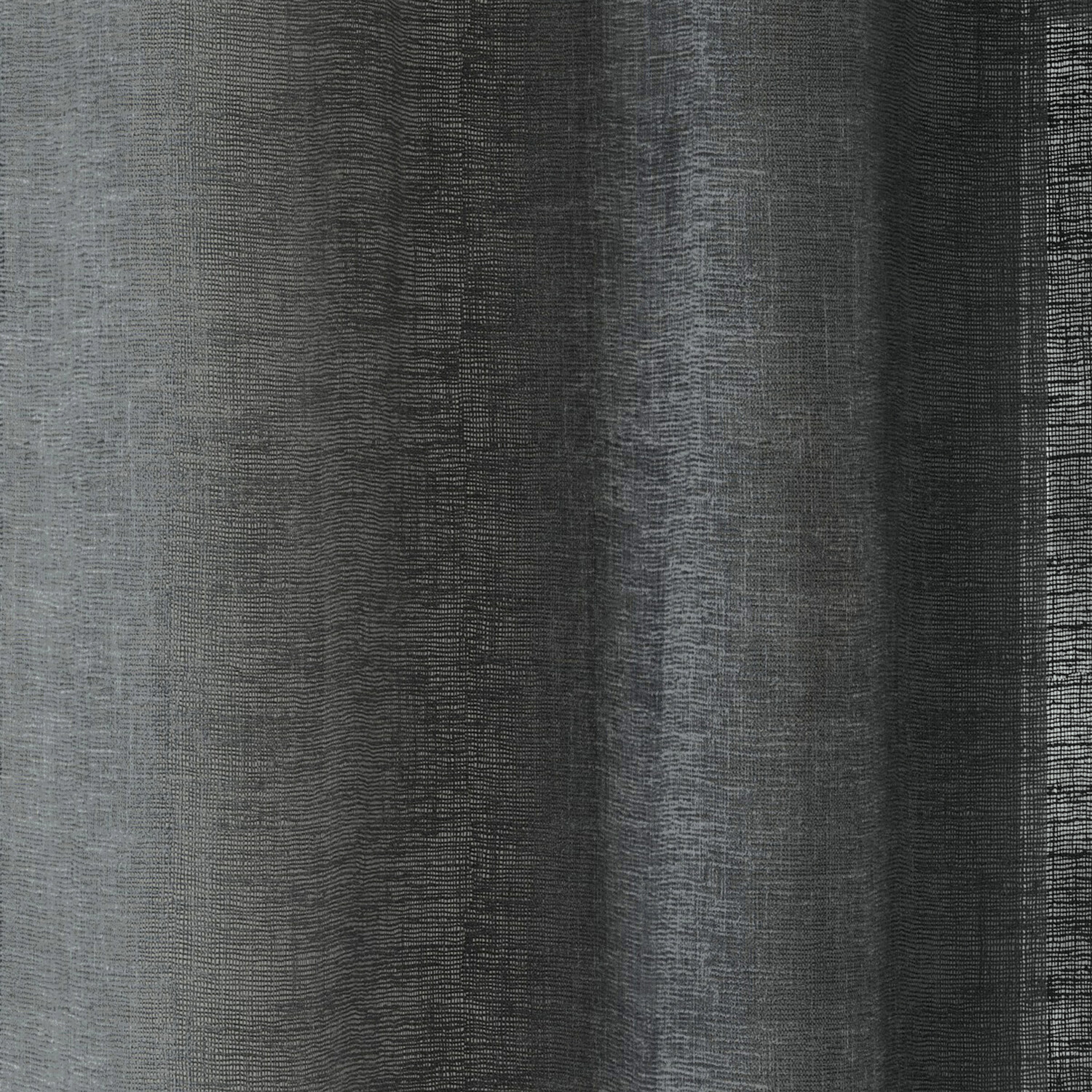 Rhodes Voile Panel Curtain - Charcoal / 183cm Image 3