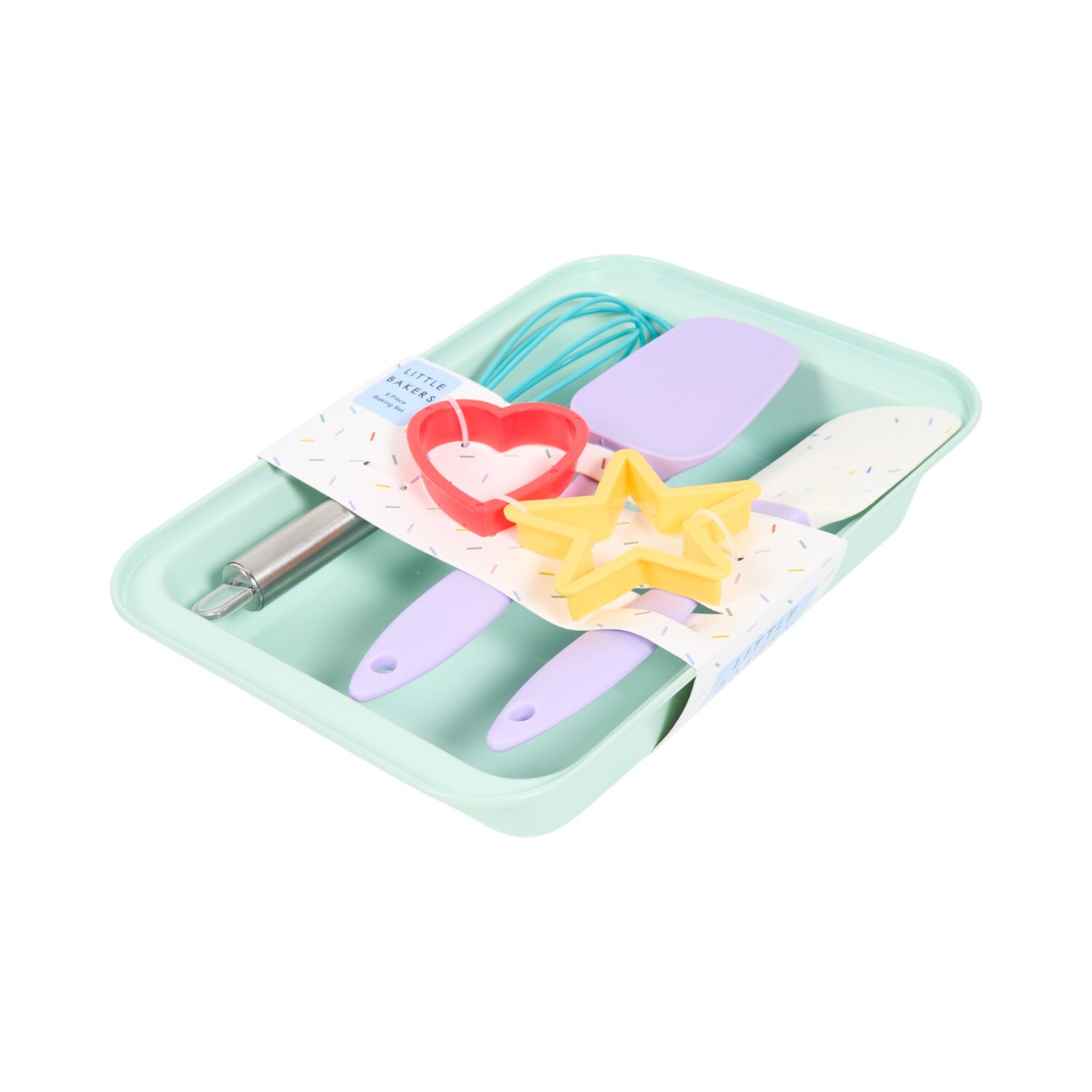 Little Bakers 6 Piece Baking Set Blue Image 2