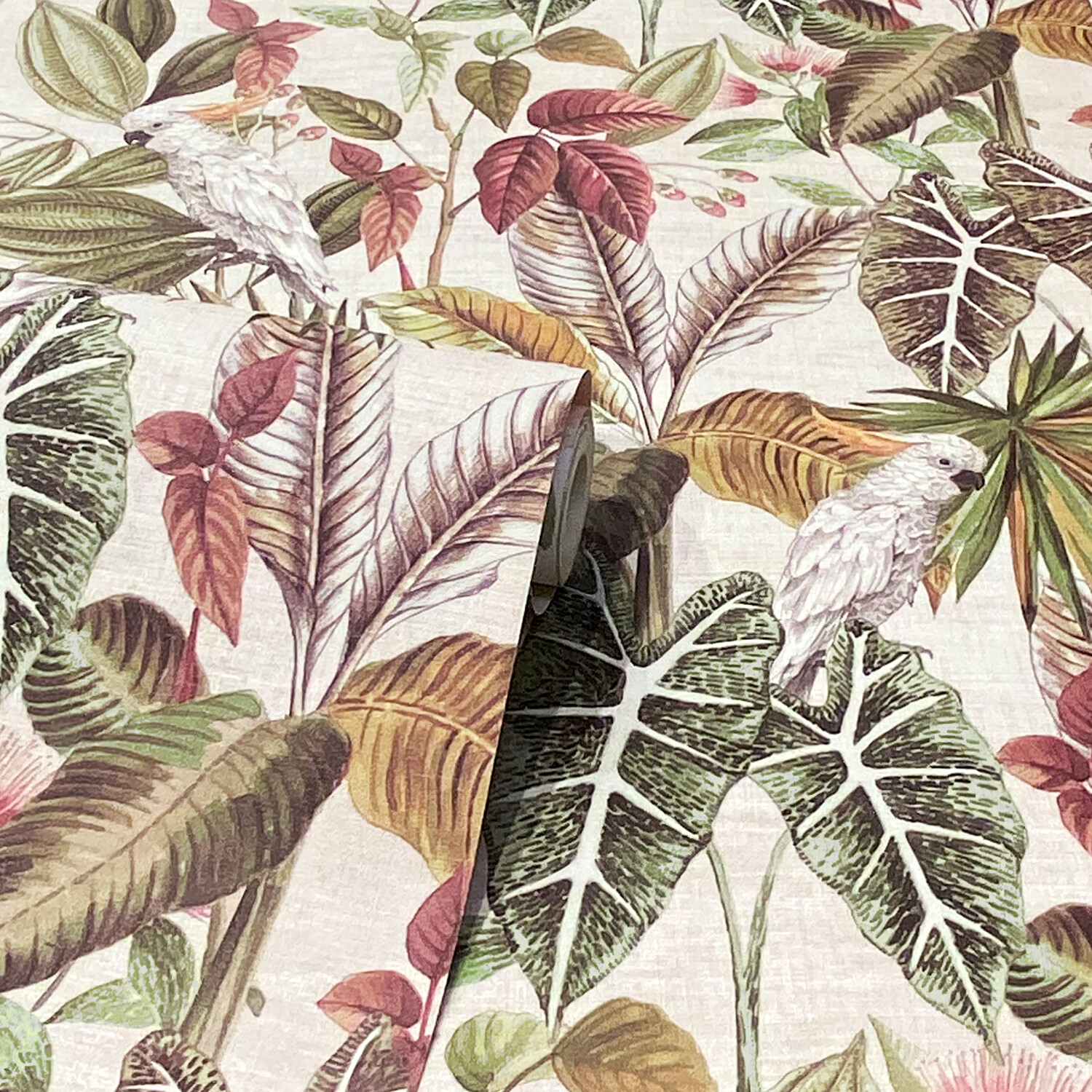 Vintage Tropical Wallpaper	 - Multicolour Image 6