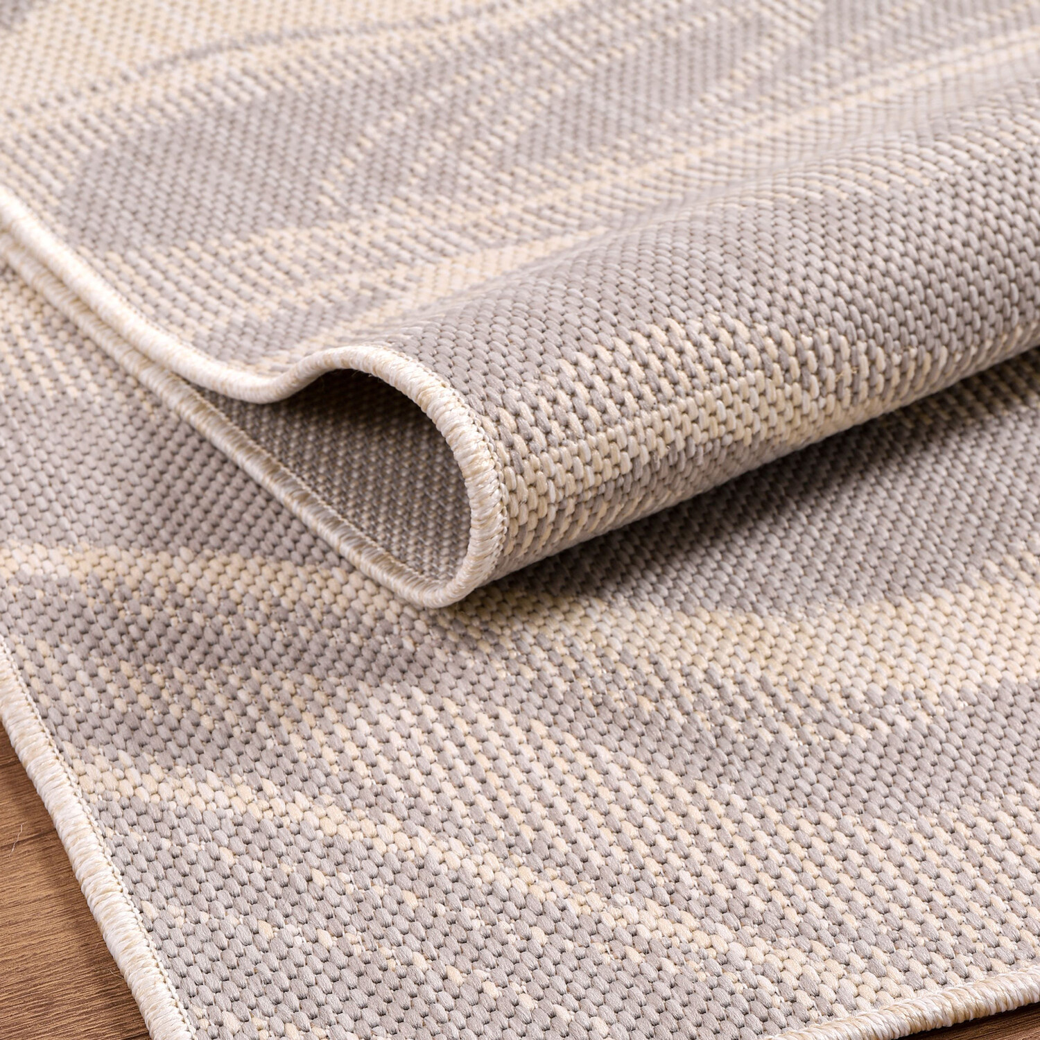 Liquid Marble Effect Rug  - Grey / 160cm Image 3