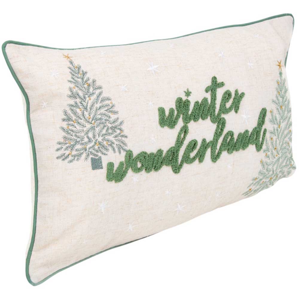 Winter Wonderland Cushion - Natural Image 2