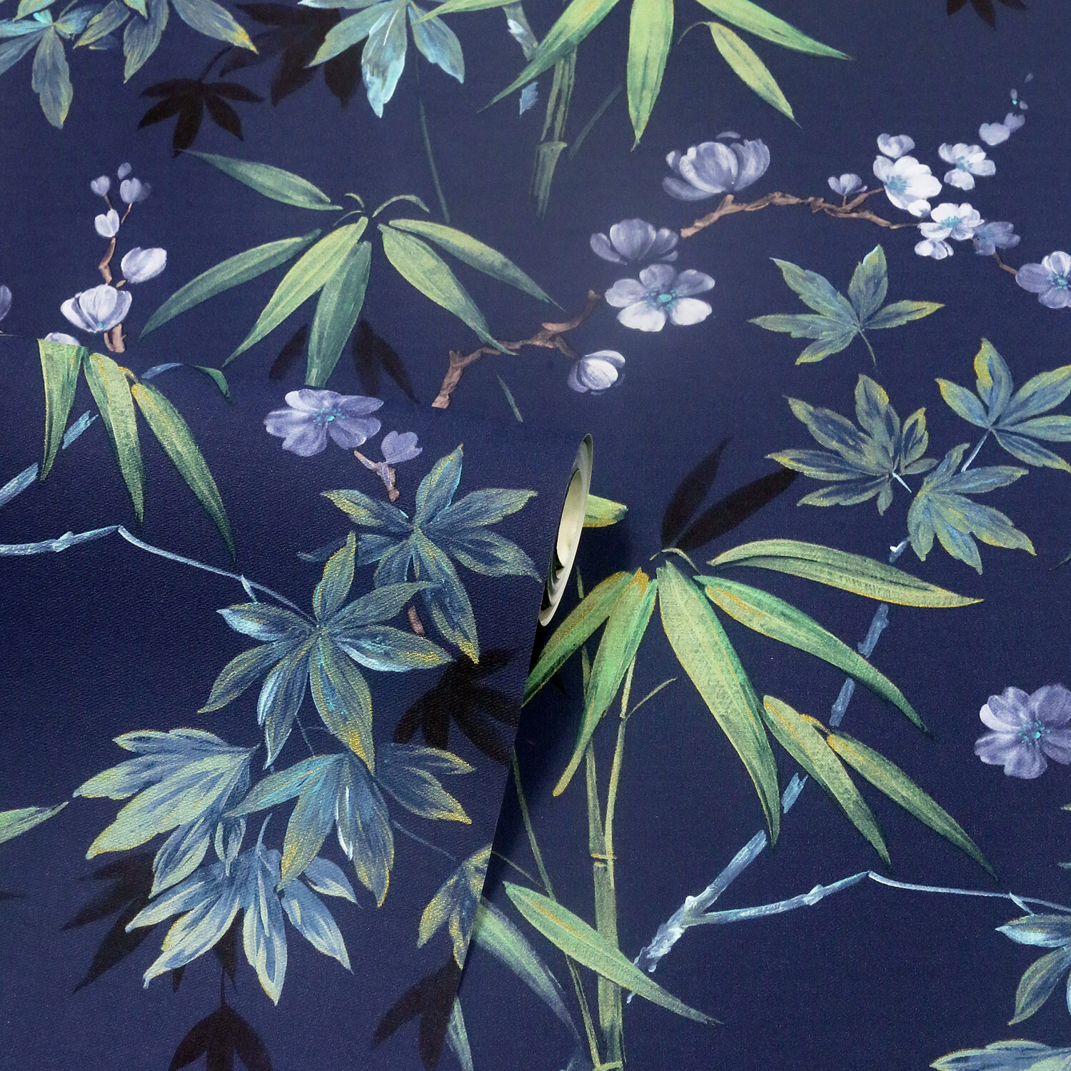 Jasmine Garden Wallpaper - Navy Image 2