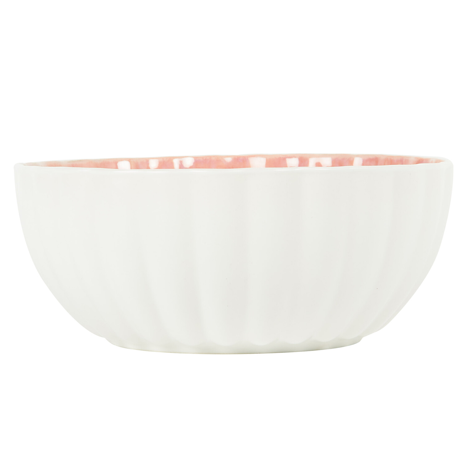 Reactive Glaze Rice Bowl Pink Image 2