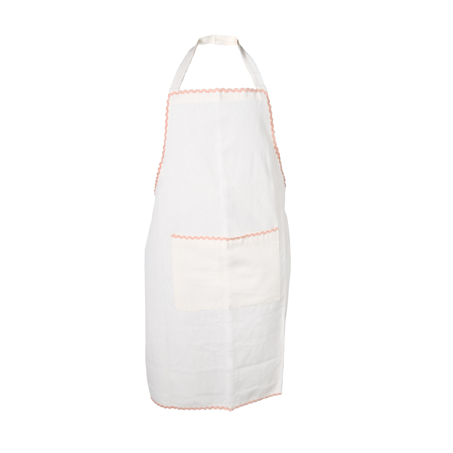 Scallop Apron White Image 7