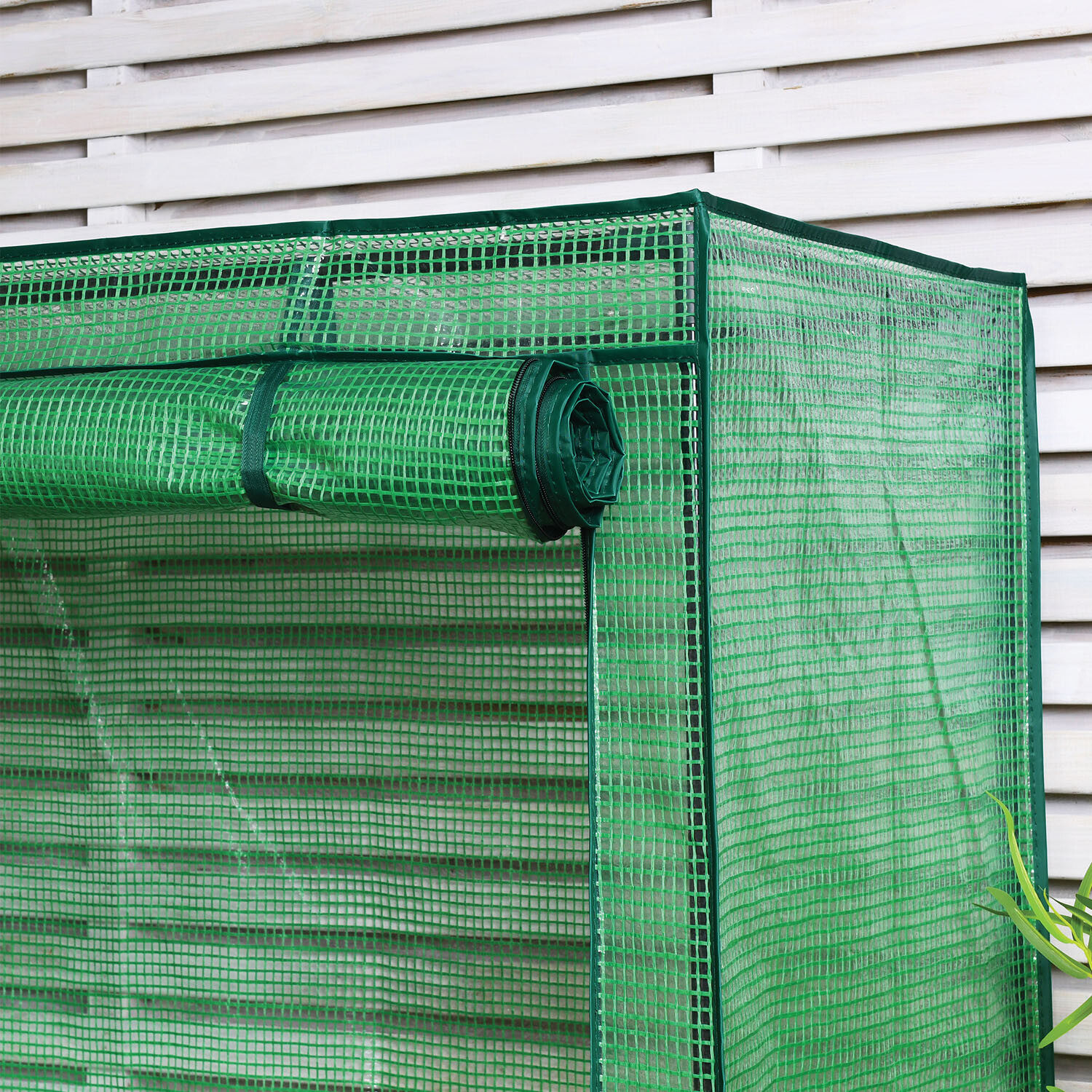 Tomato Greenhouse with Mesh Cover - Green Image 6