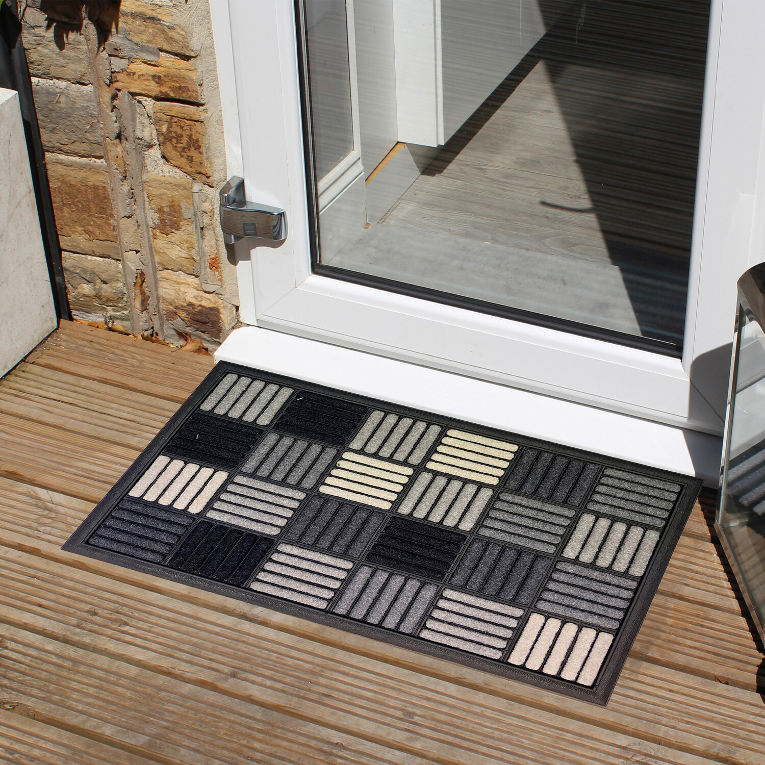 Scrape and Sorb Geometric Door Mat Image 5