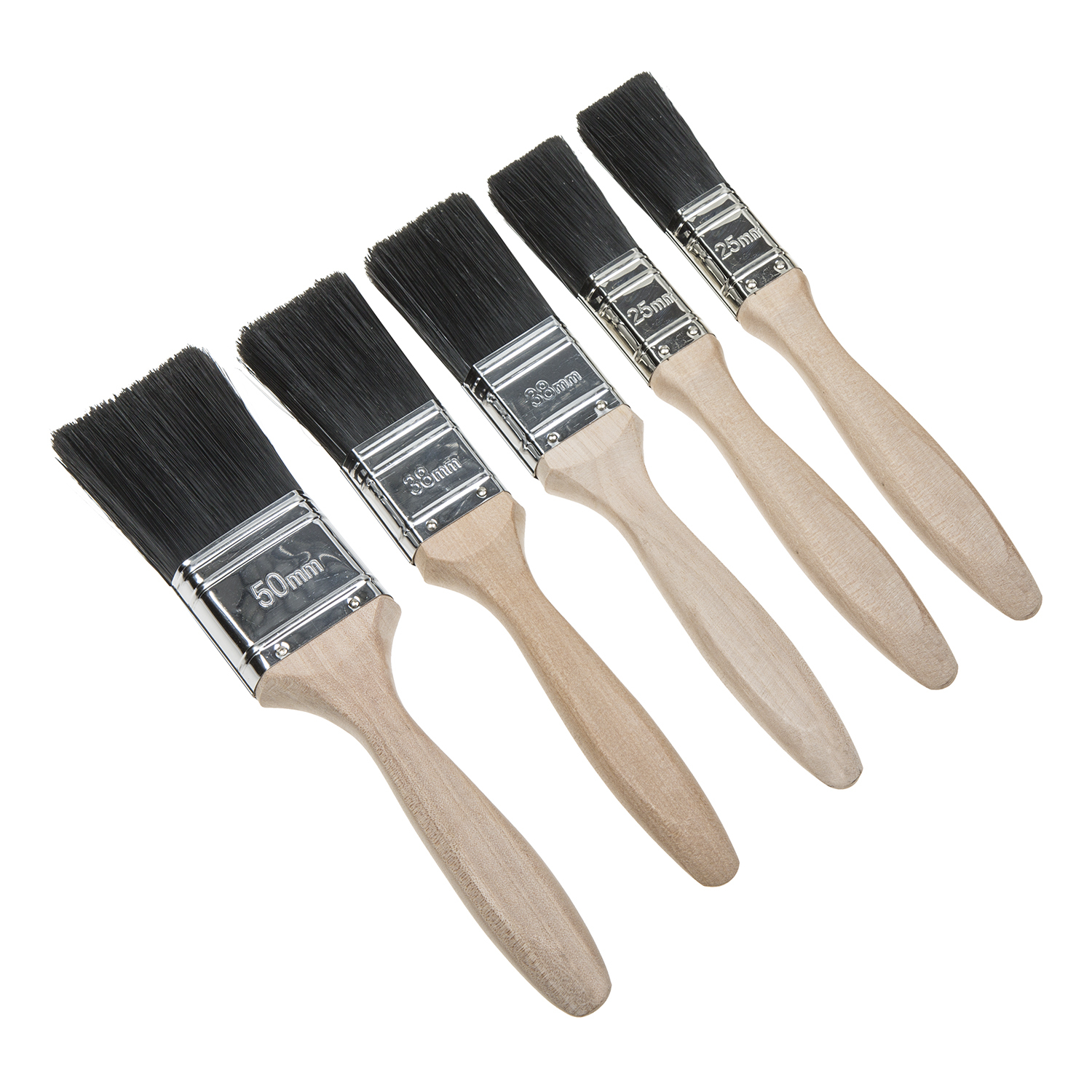 Professional Paint Brush Set 5 Pack Image 2