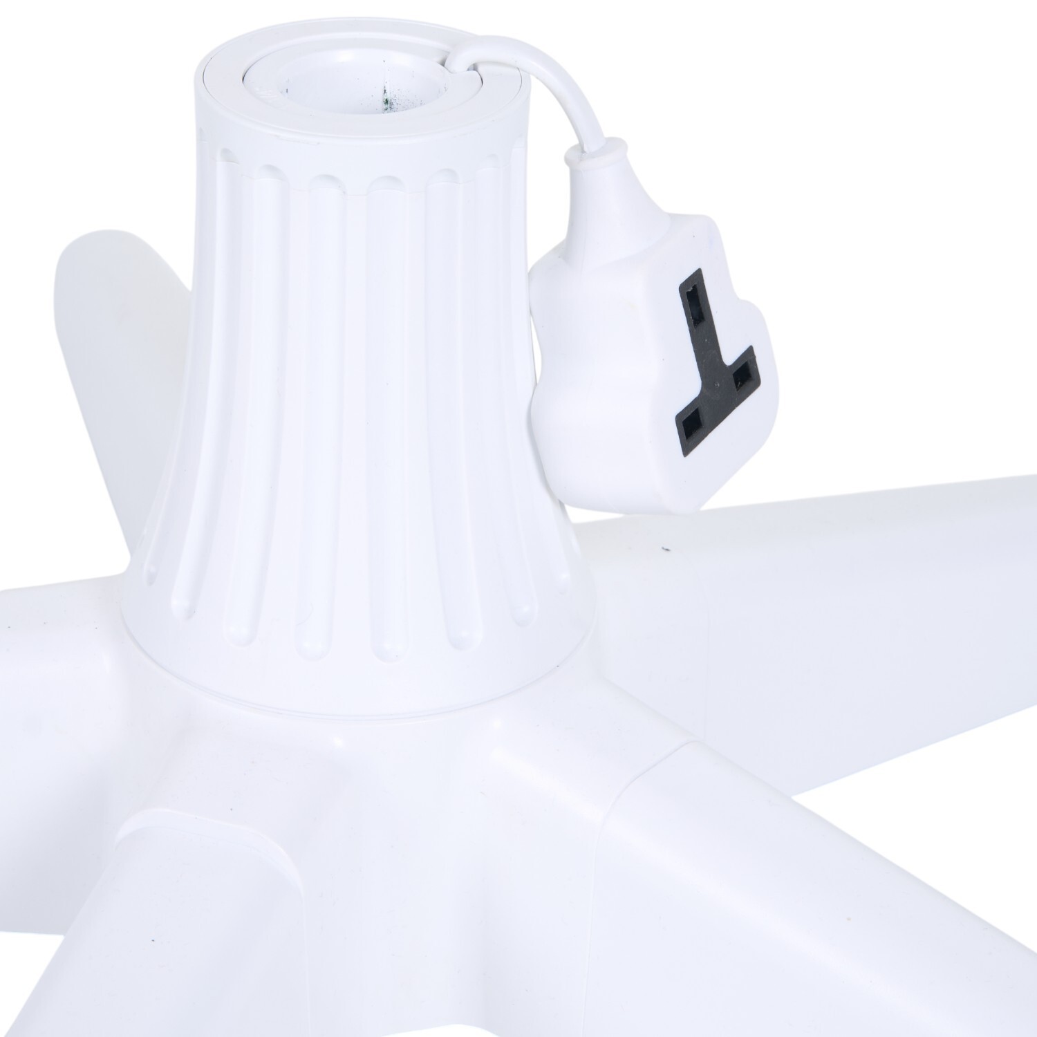 Rotating Christmas Tree Stand White Image 3