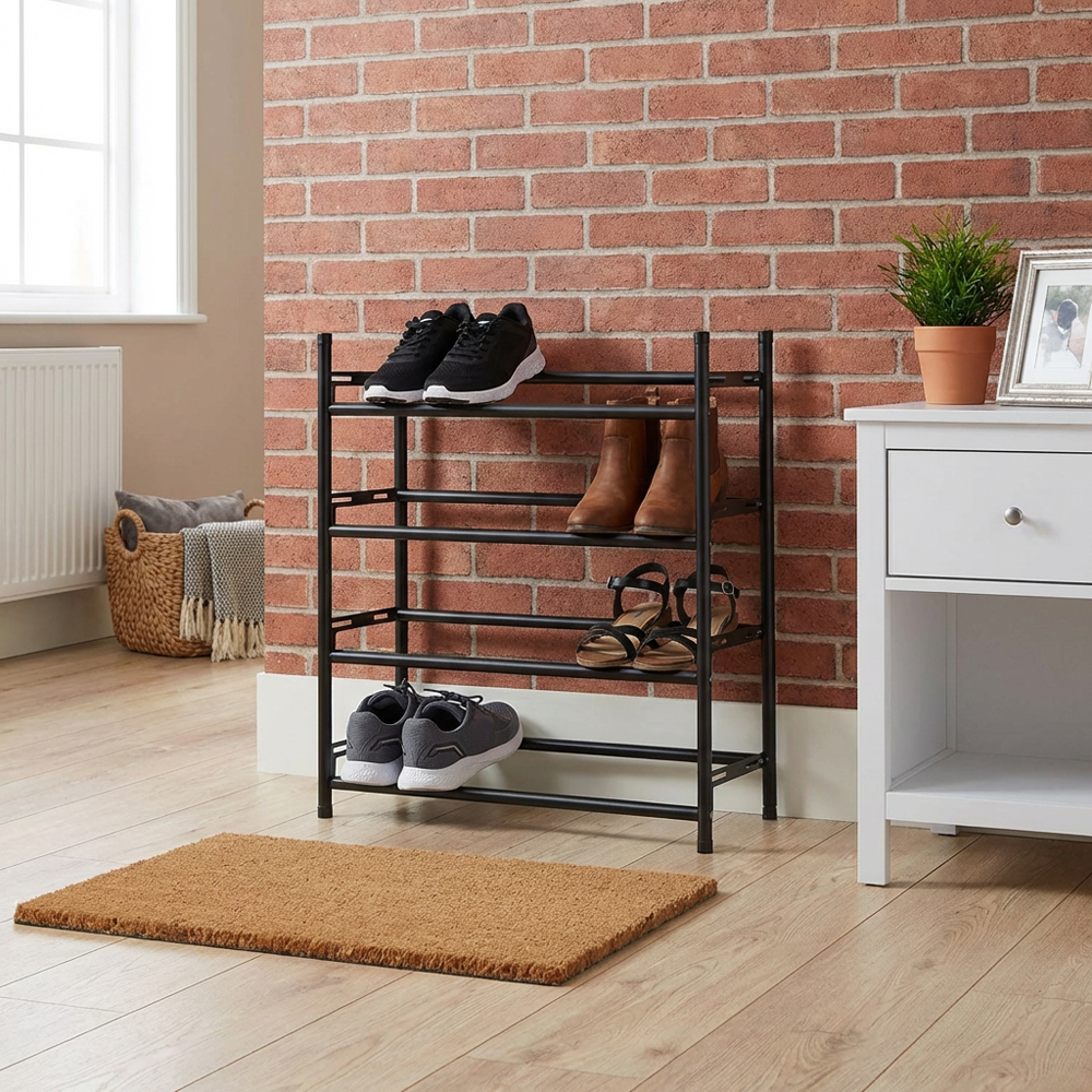 Malmo 4 Tiered Adjustable Shoe Rack Image 4