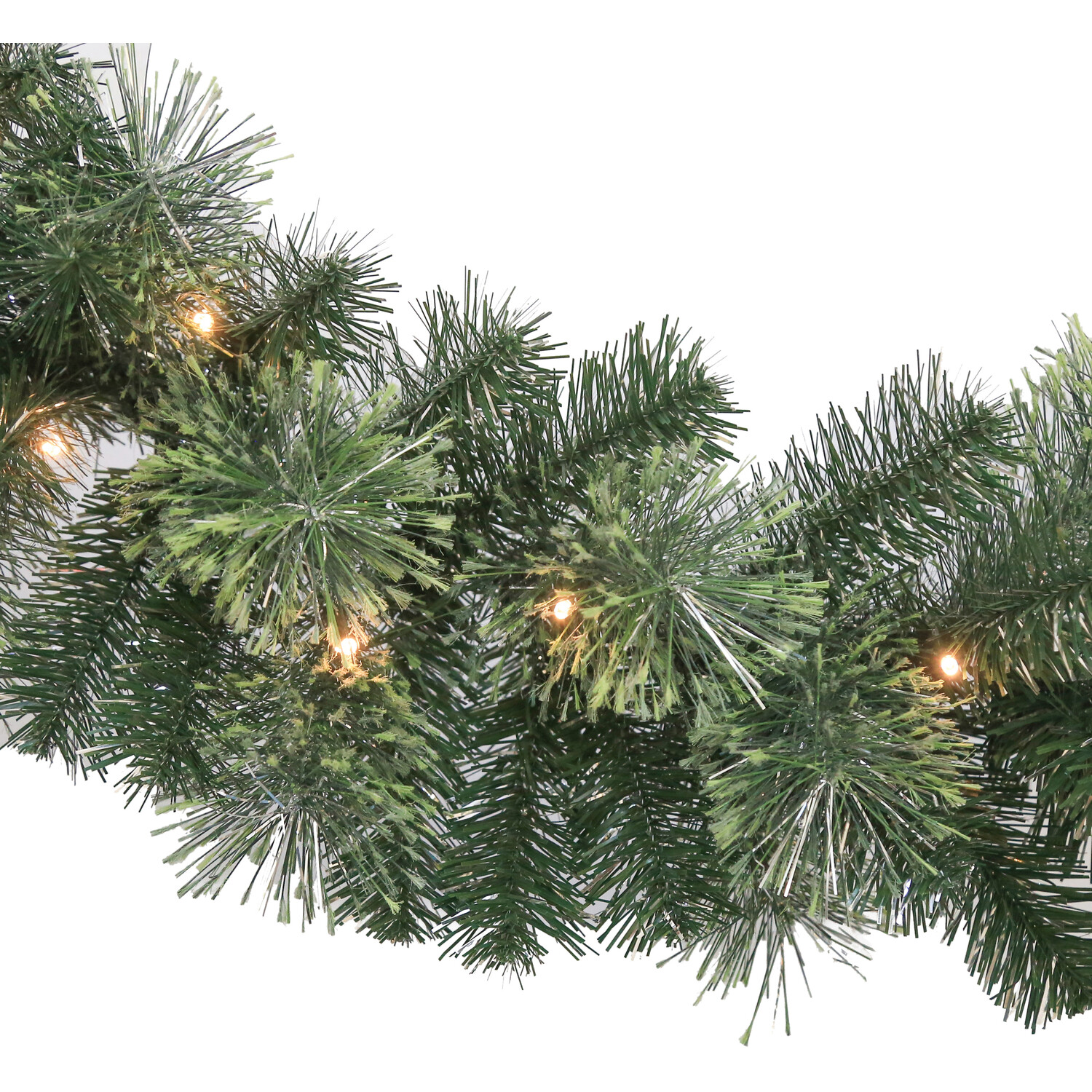 4 Piece Newbury Pre Lit Porch Set Green Image 6