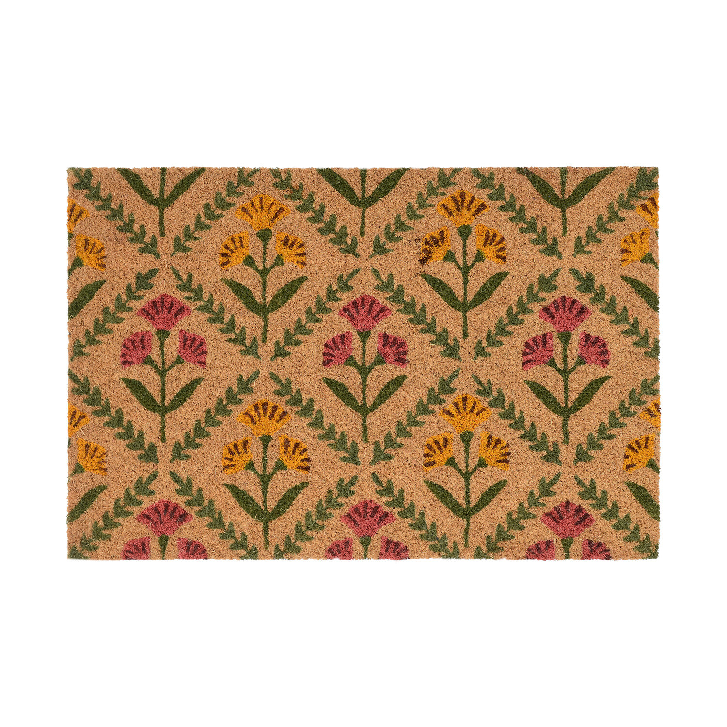Floral Printed Coir Mat Image 6