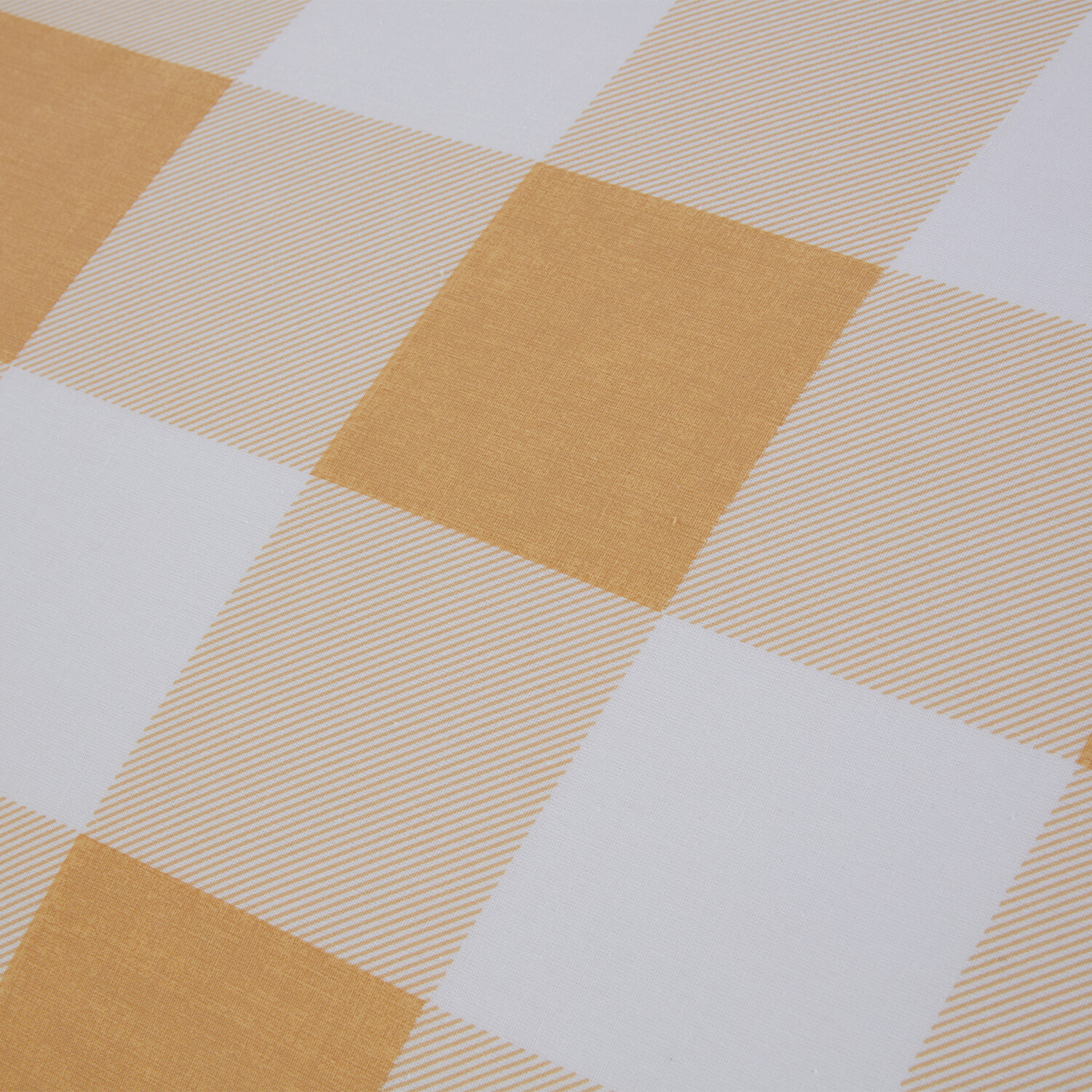 Portland Check Duvet Set - Yellow / King Image 5