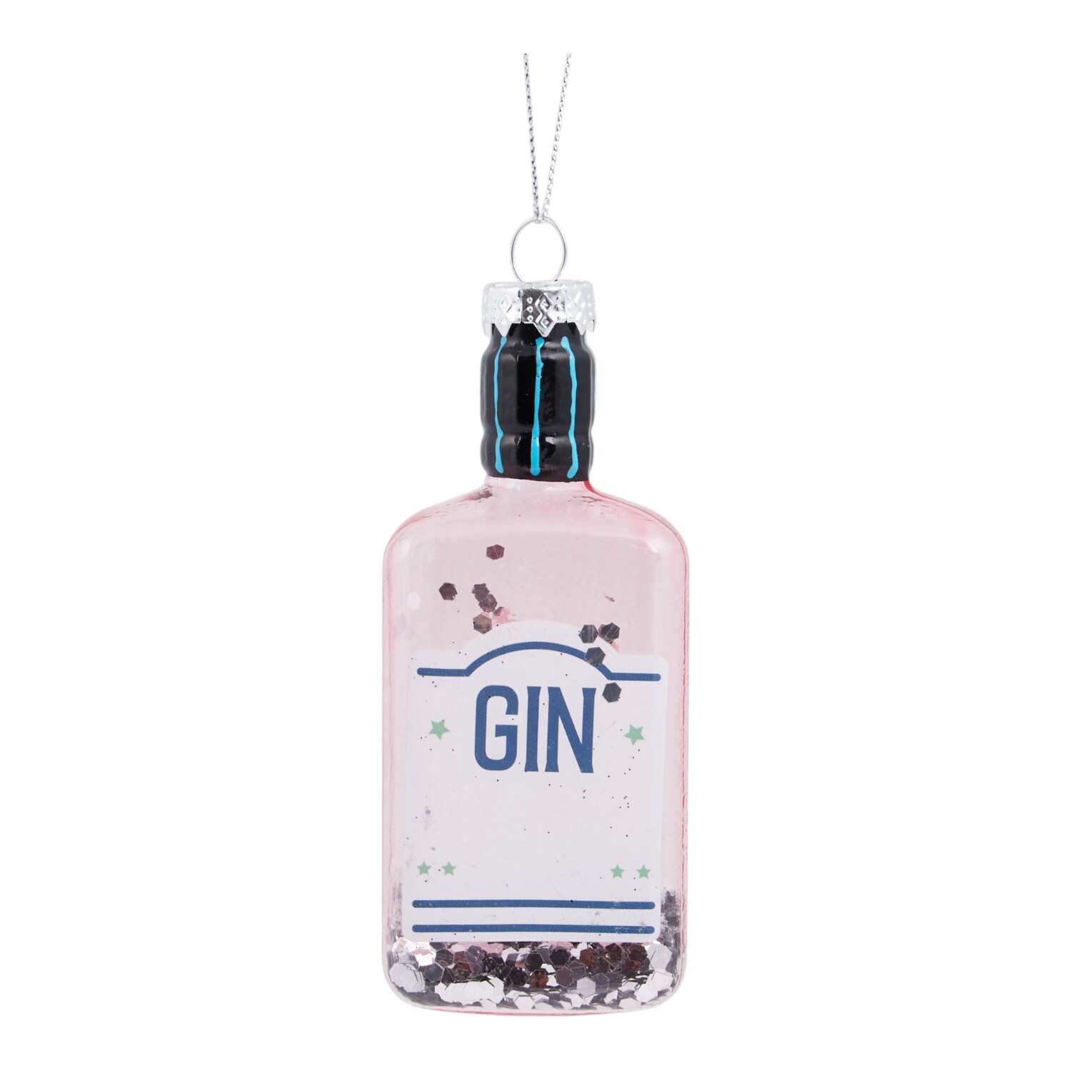 Glass Gin Hanging Decoration Image 2