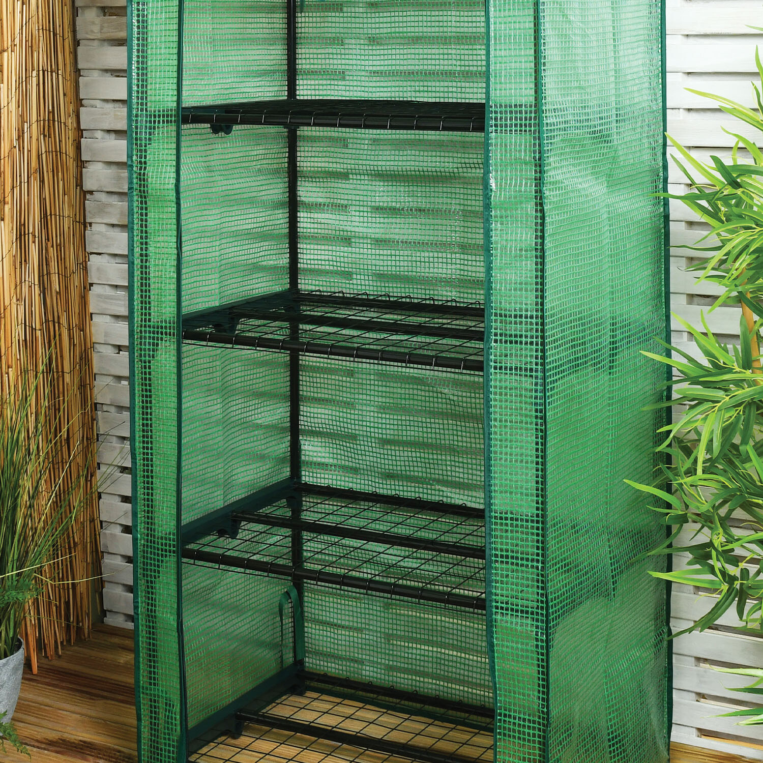 Grow House with Mesh Cover - Green / 4 Image 4