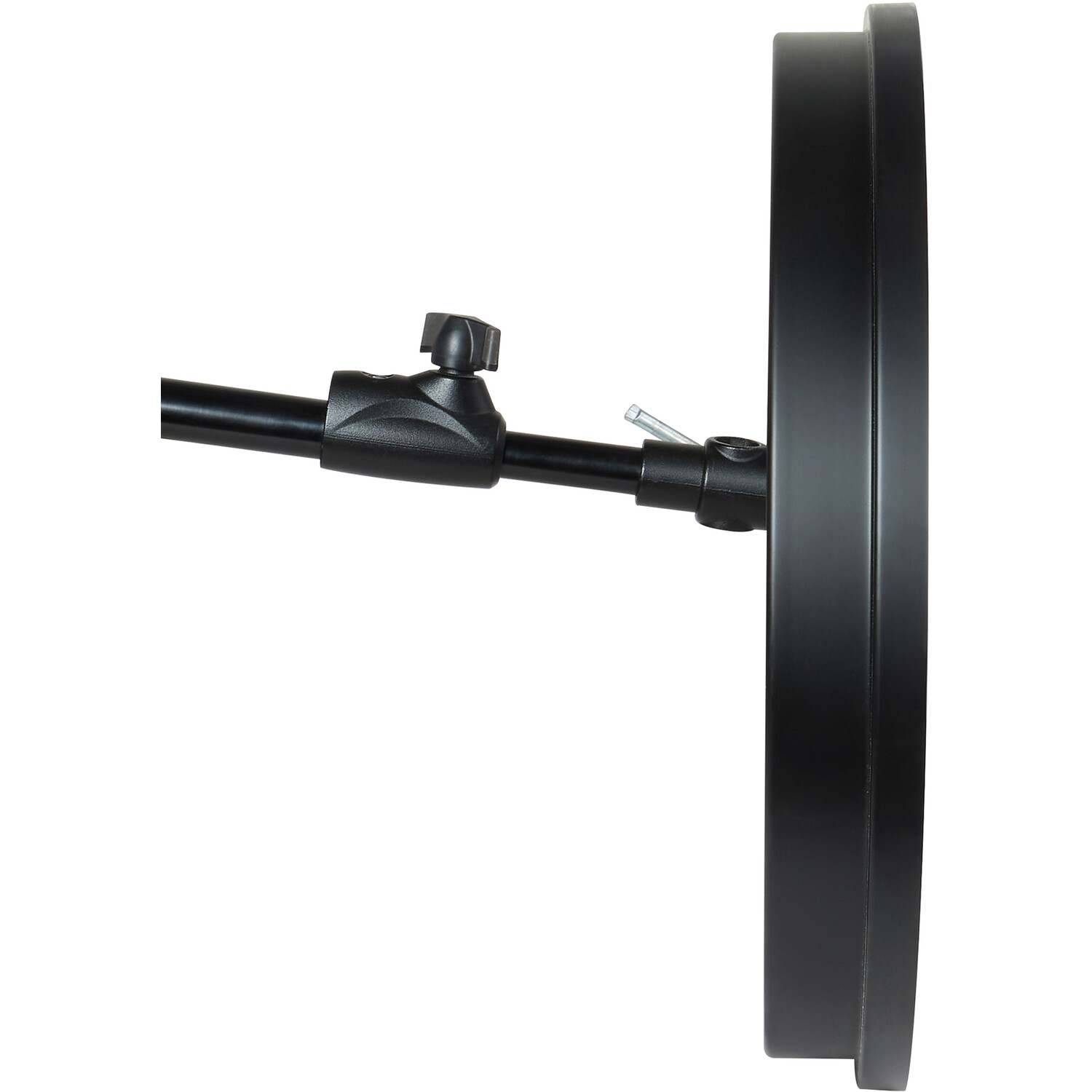 Black 3D Round Wall Clock 45cm Image 4