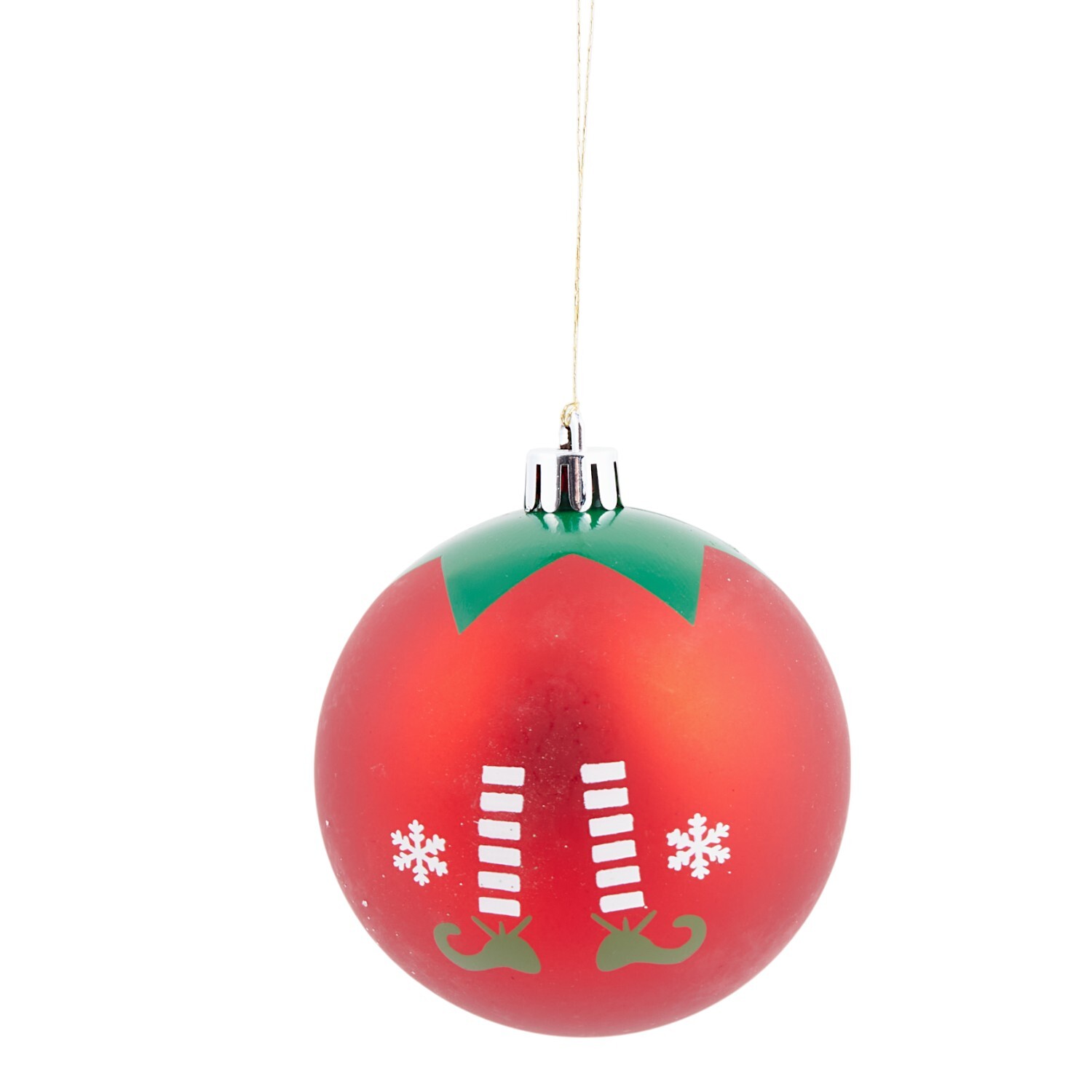 Pack of 16 Elf Candy Cane Baubles Green Image 5