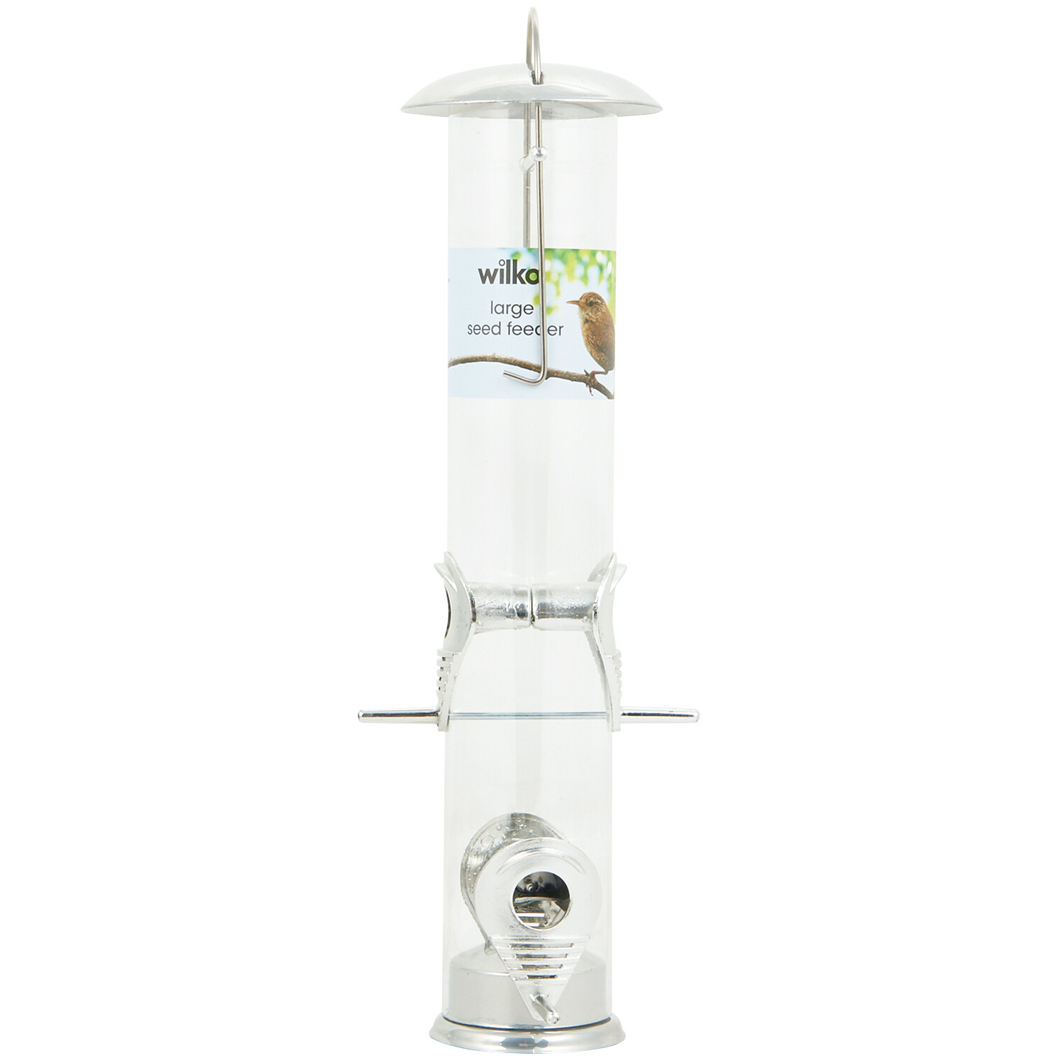 Large Seed Feeder - Clear Image 2
