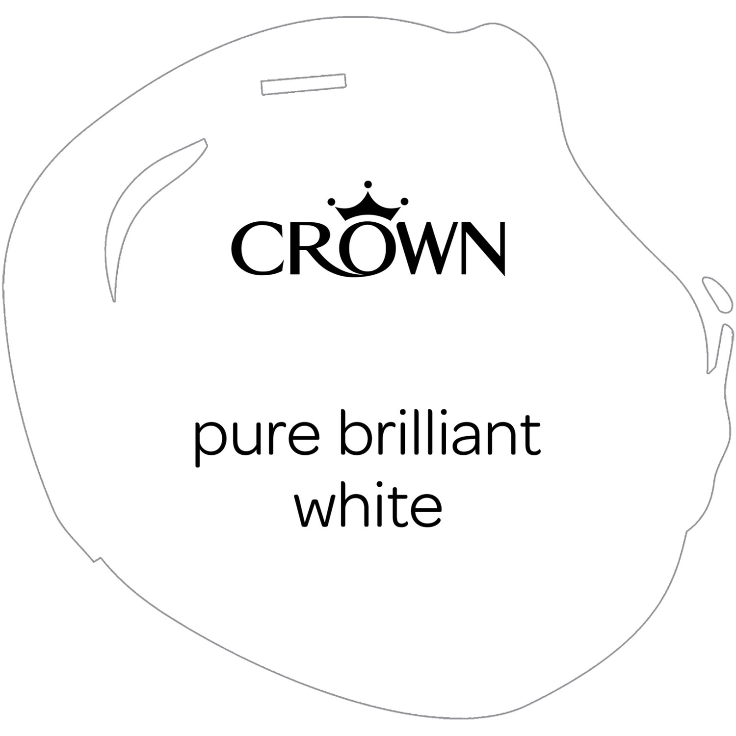 Crown Easyclean Kitchen Paint - Pure Brilliant White / 1l Image 8