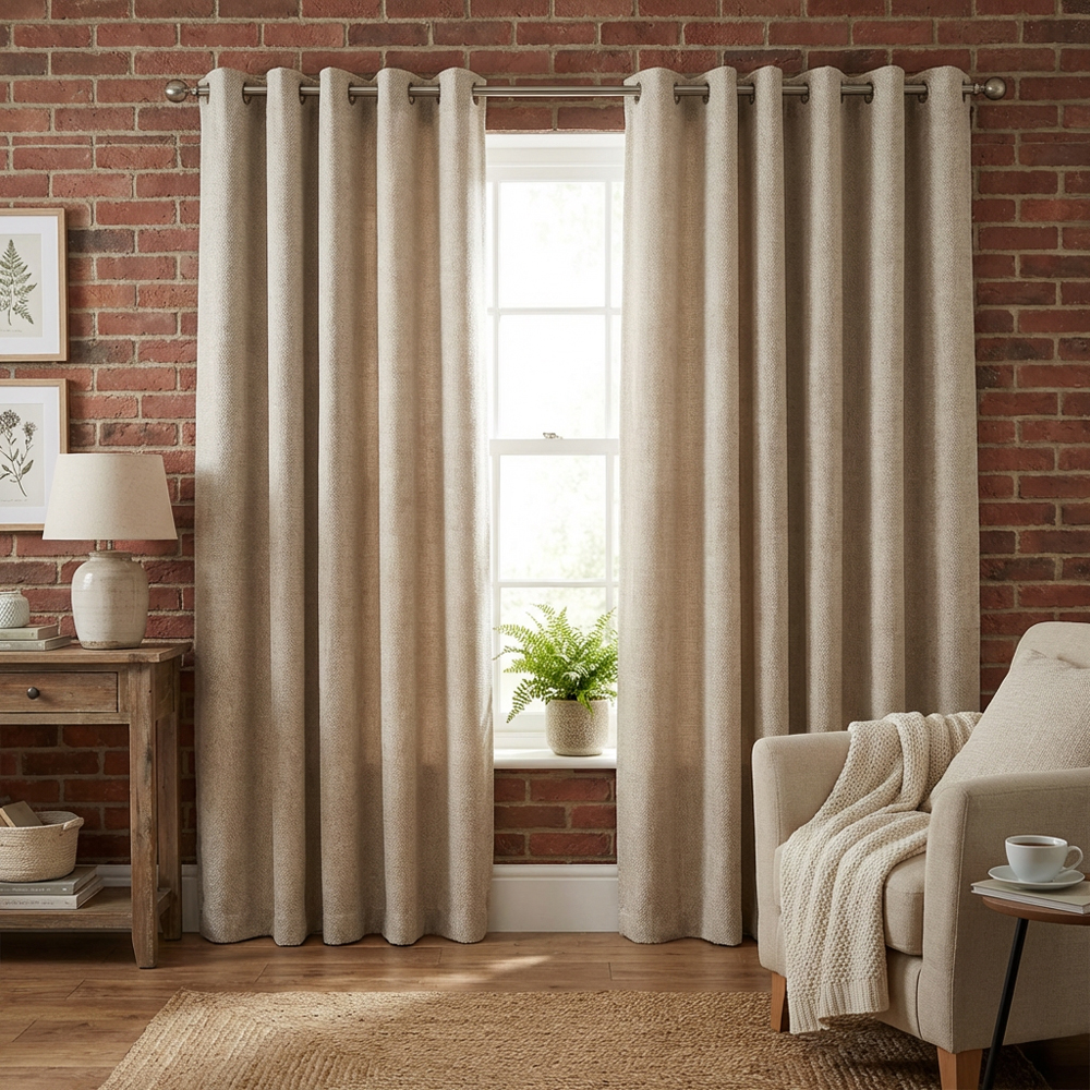 Maison Blackout Curtain Natural 168cm 183cm Image 4