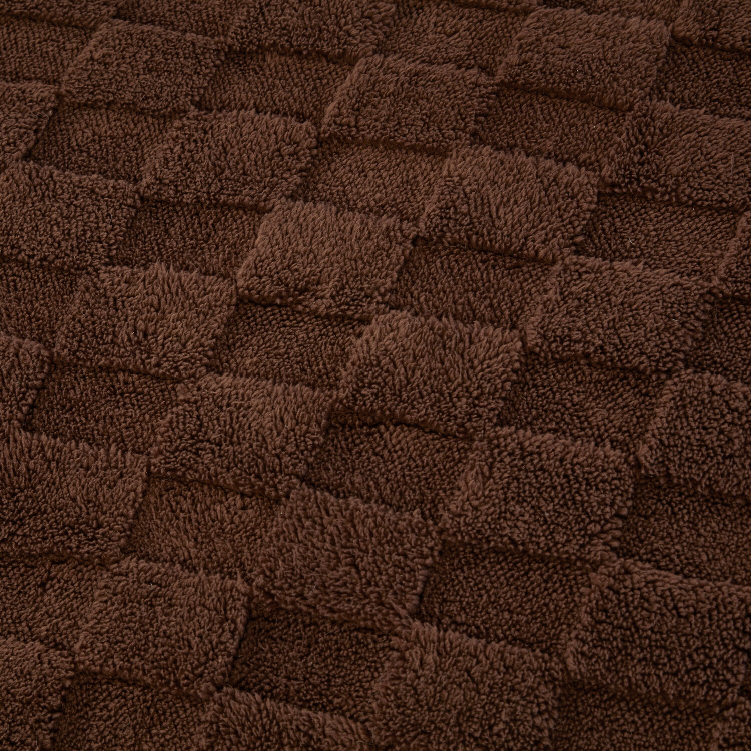 Dakota Checkerboard Fleece Duvet Set Mocha King Image 4