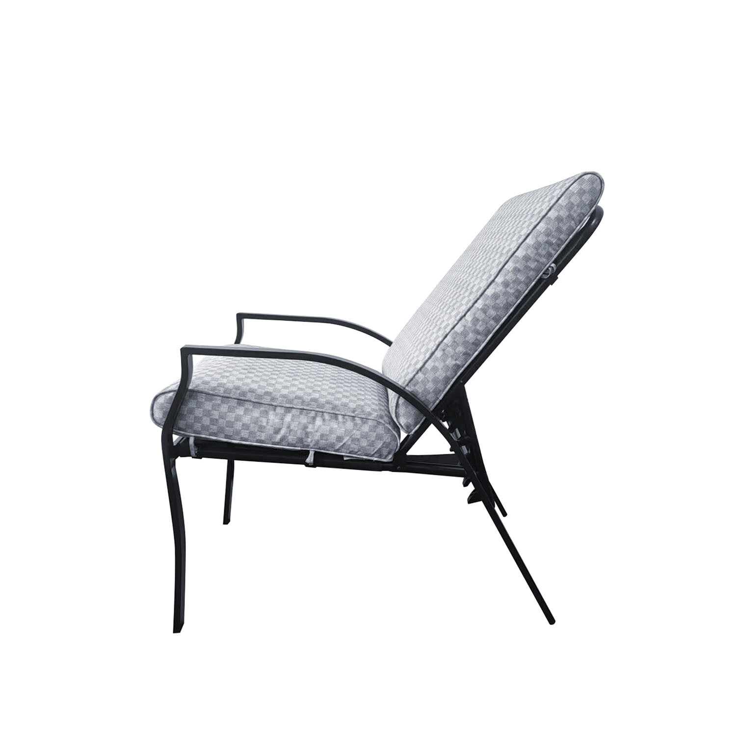 Malay Riviera 6 Seater Grey and Black Dining Set Image 4