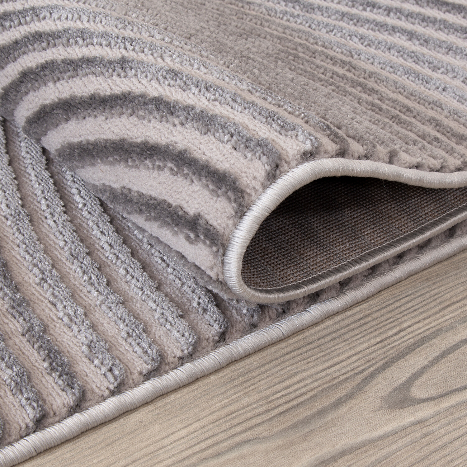 Avery Contemporary Arch Rug - Charcoal / 160cm Image 3