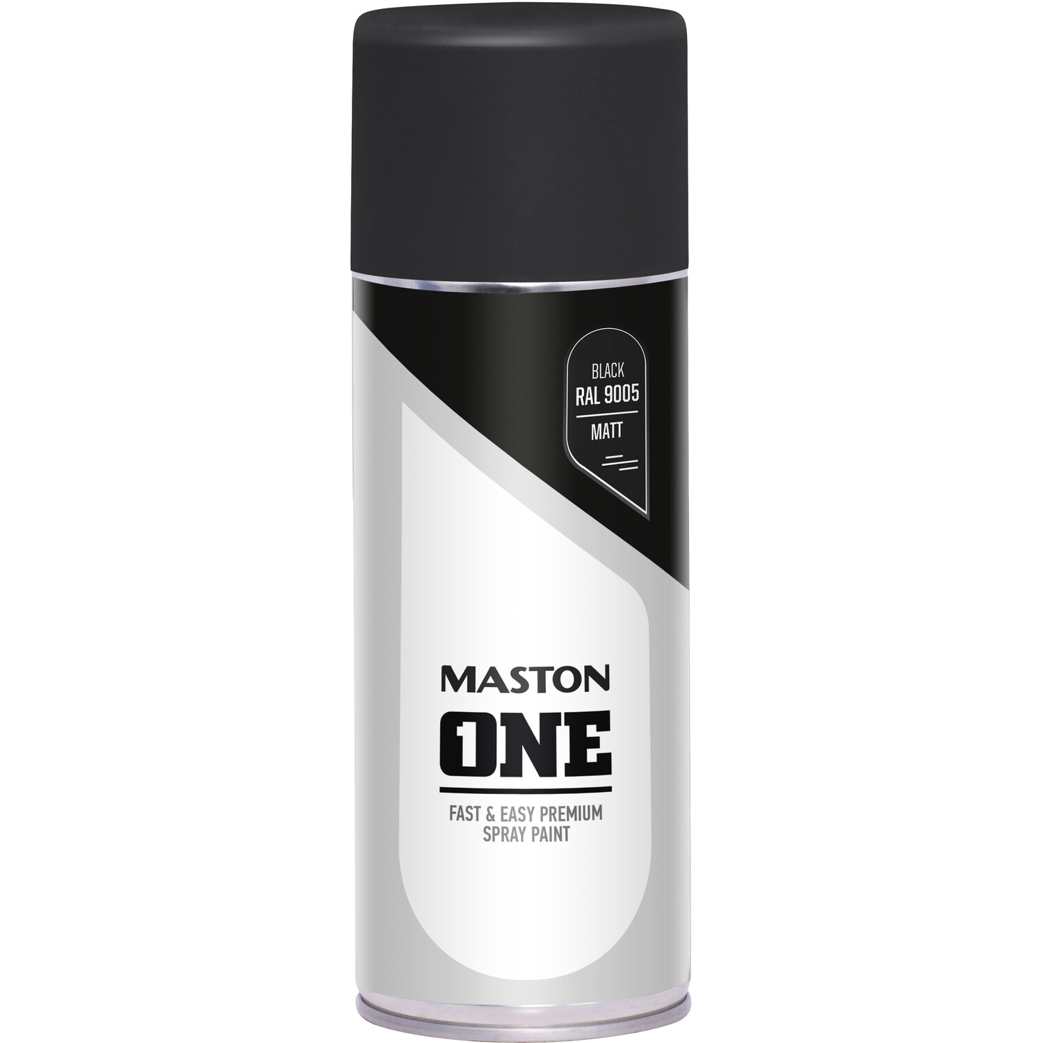 Maston One Matt Spray Paint Black Image