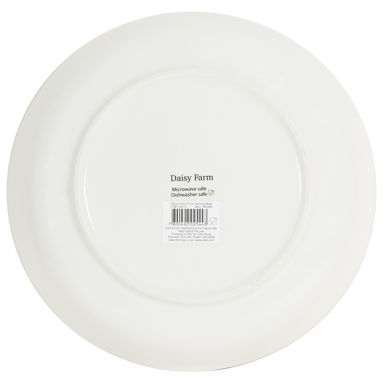 Daisy Farm Serving Bowl - White Image 2