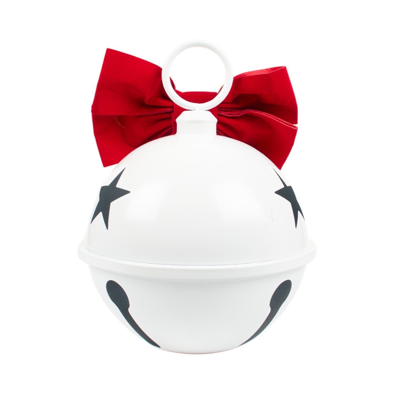 Velvet Bow Bell Wall Decoration Image 4